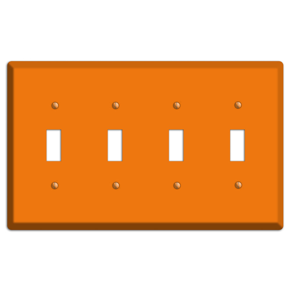 Baxter Pumpkin 4 Toggle Wallplate