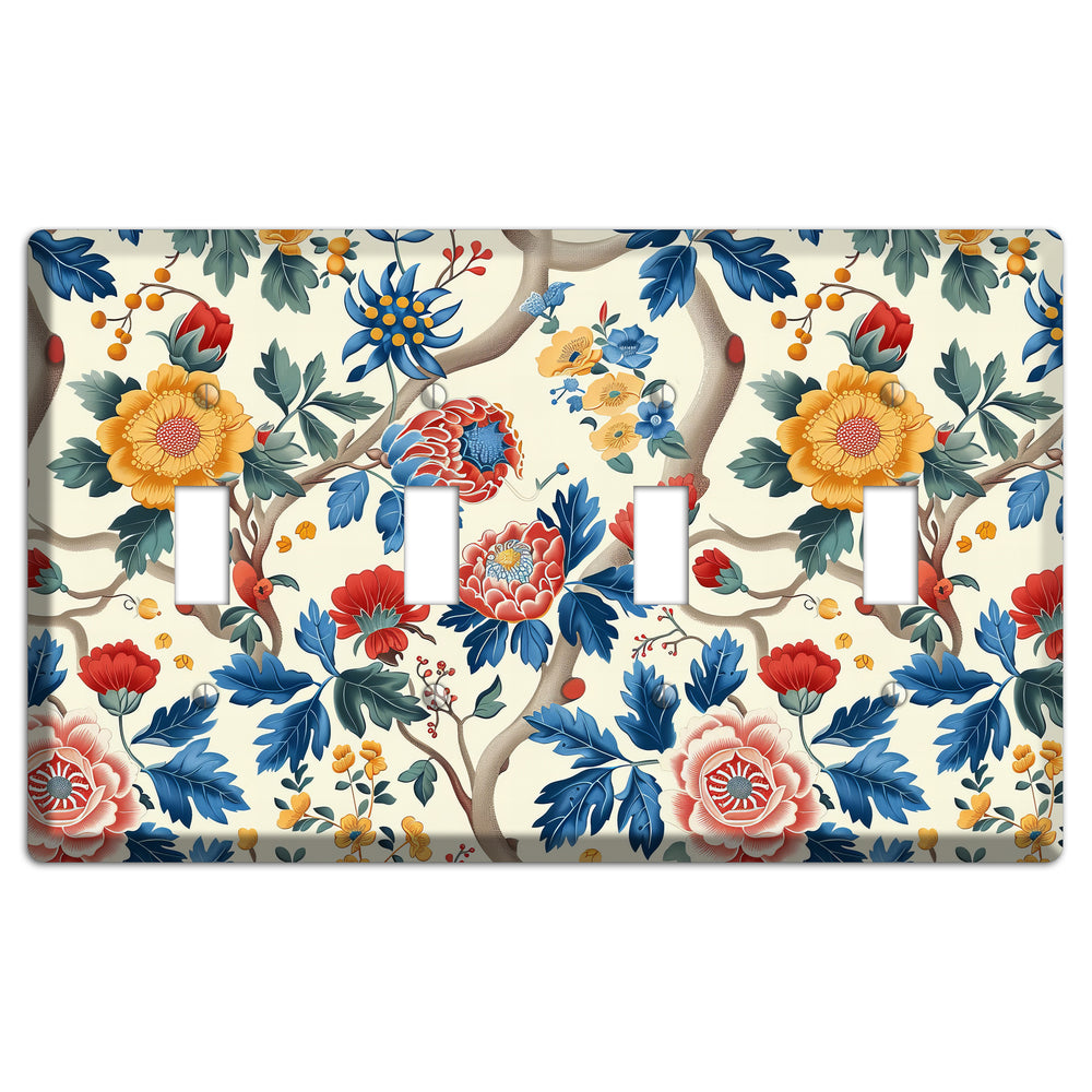 Tangled Bower Fête 4 Toggle Wallplate