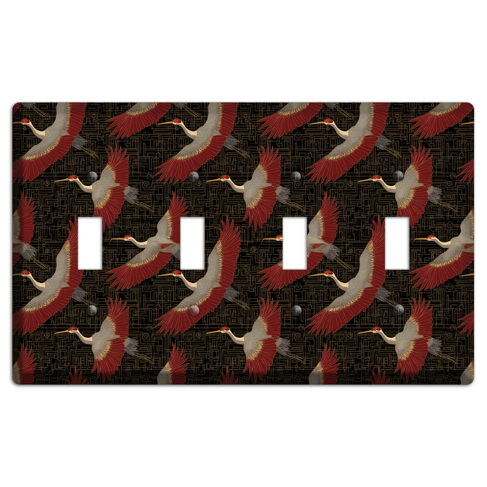 Scarlet Circuit Flight 4 Toggle Wallplate
