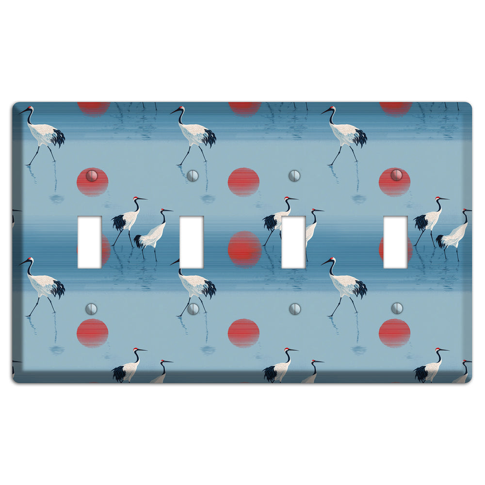 Scarlet Sun Shallows 4 Toggle Wallplate