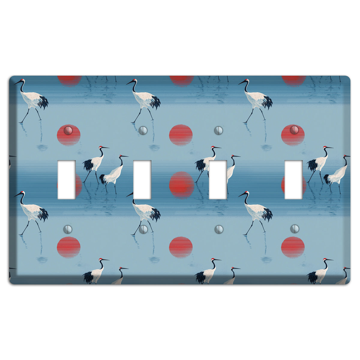 Scarlet Sun Shallows 4 Toggle Wallplate