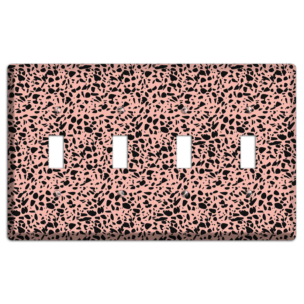 Blush Static 4 Toggle Wallplate