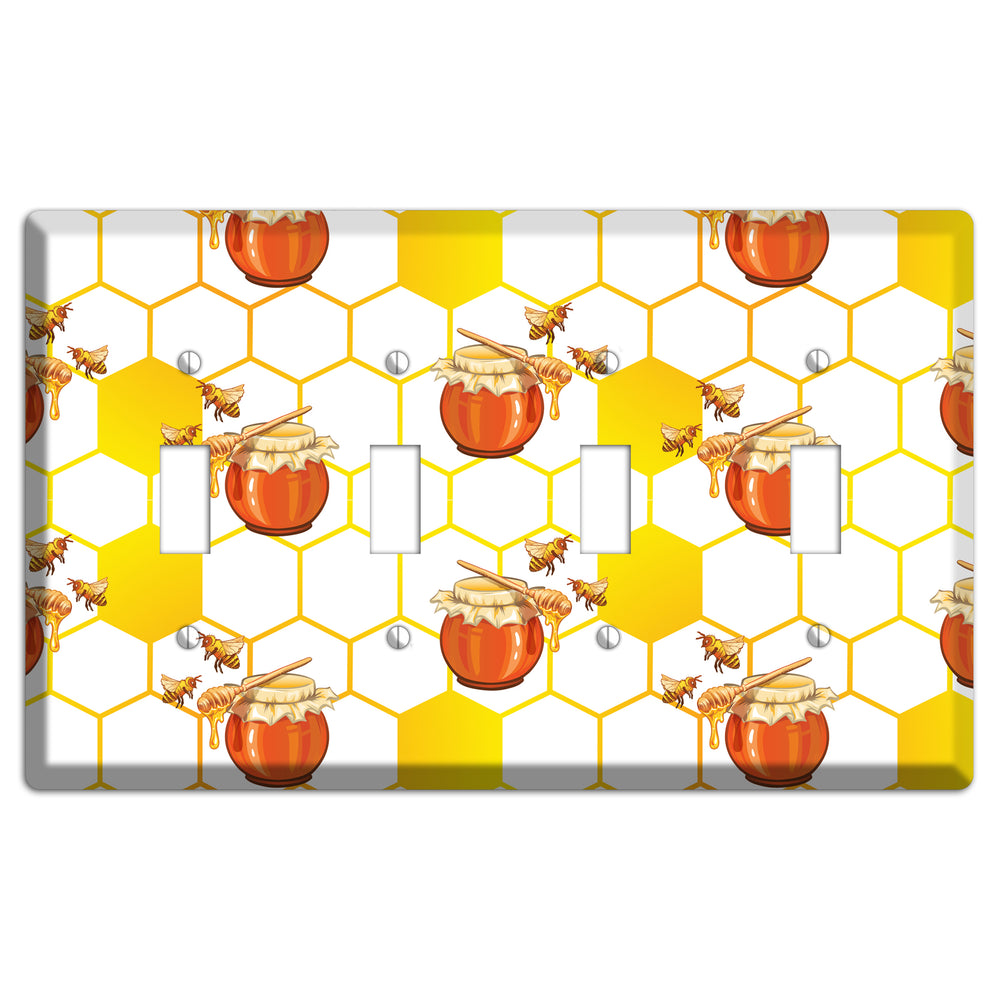 Honeypot Reverie 4 Toggle Wallplate