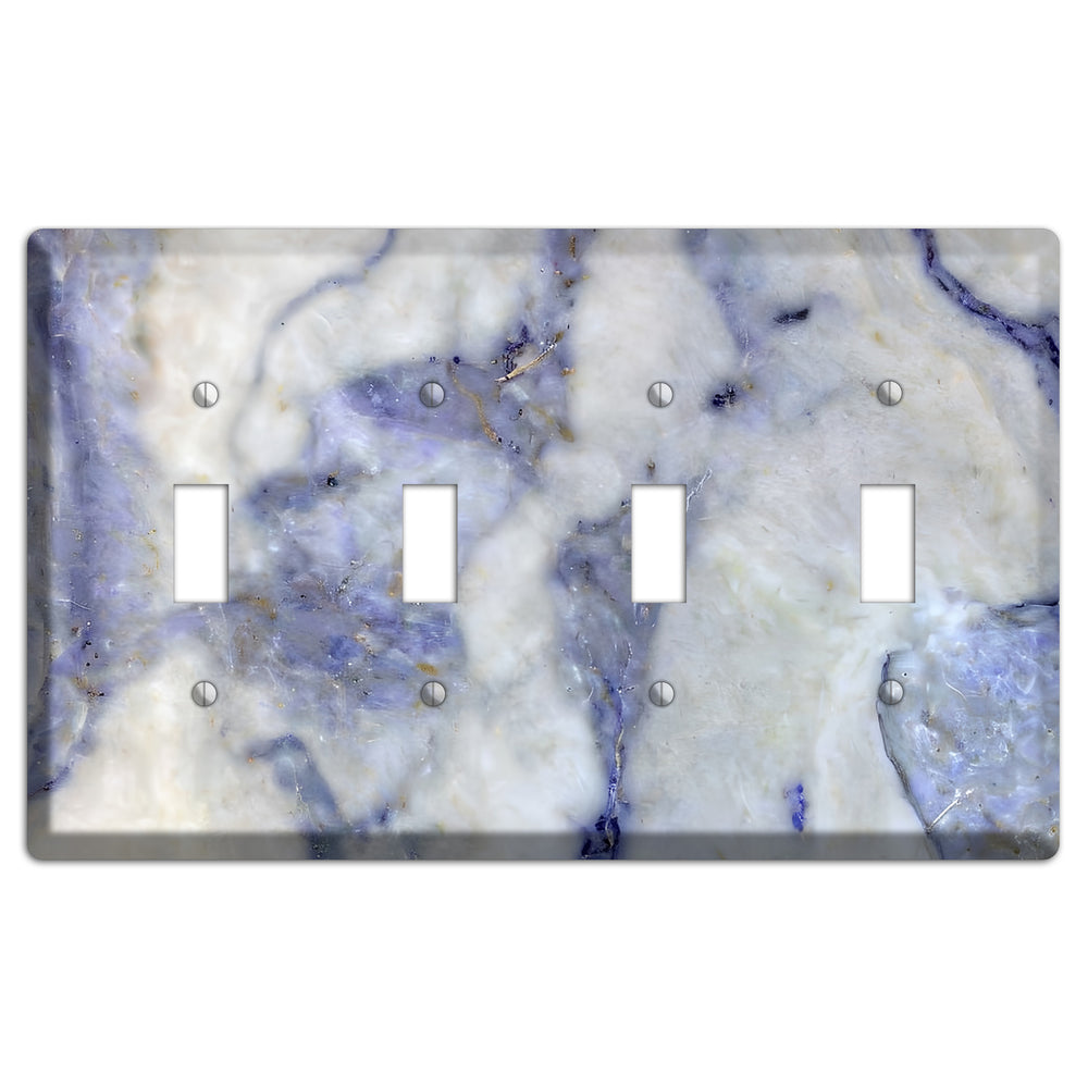 Spindle Marble 4 Toggle Wallplate