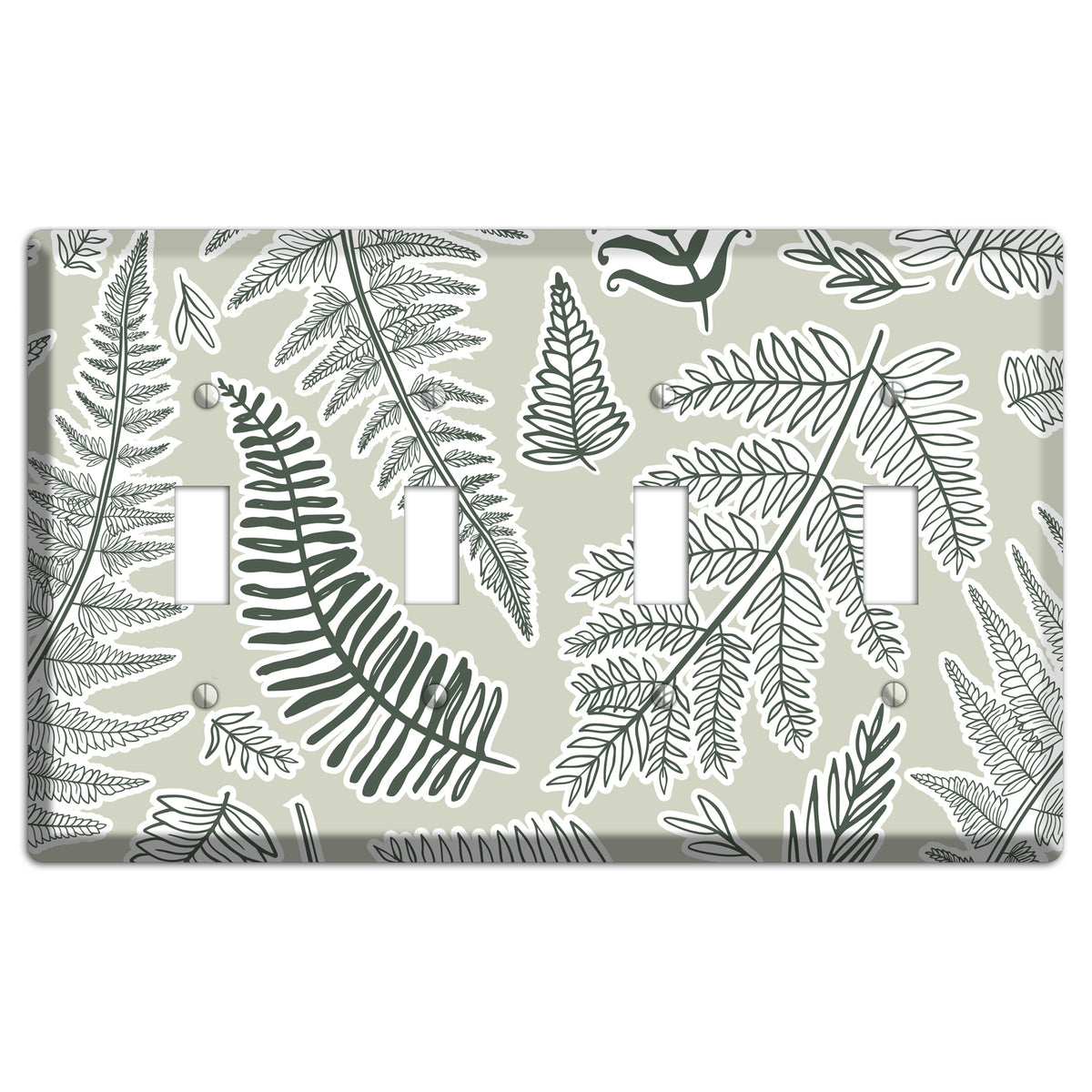 Forest Floor Scatter 4 Toggle Wallplate