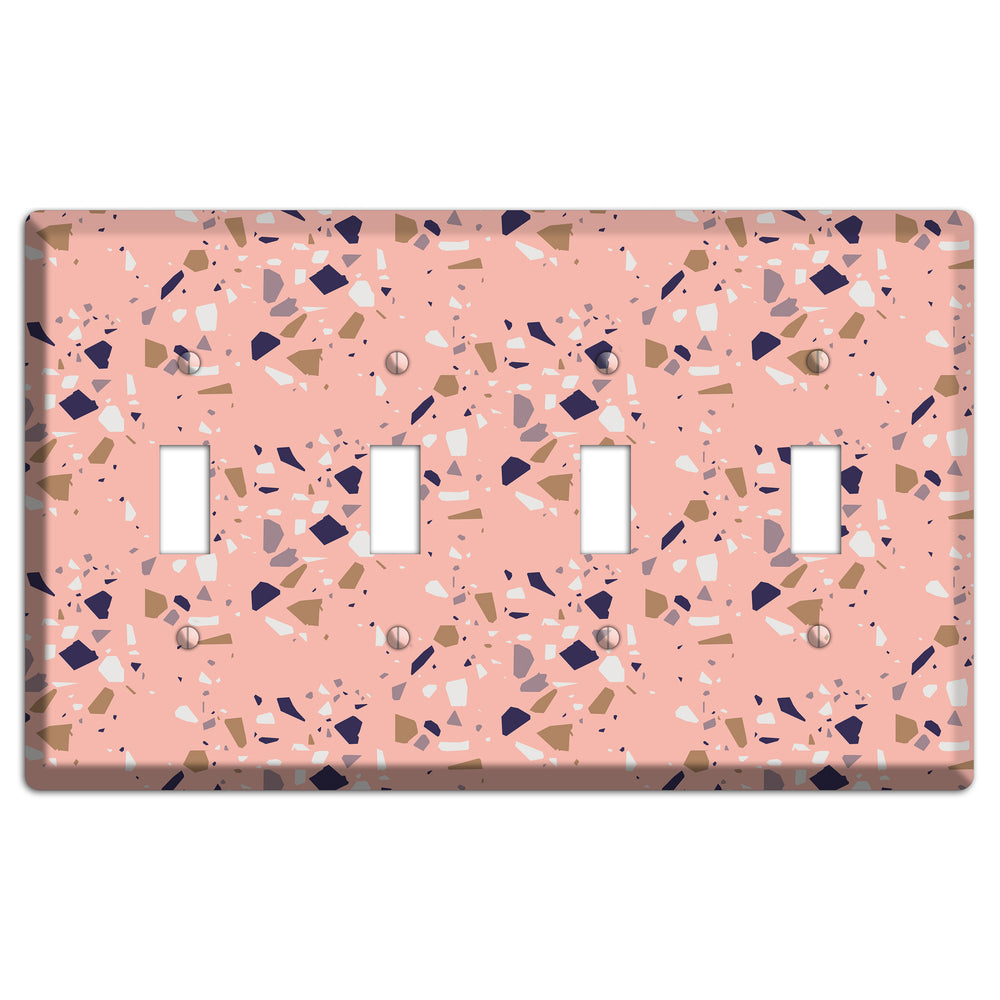 Blush Quarry 4 Toggle Wallplate