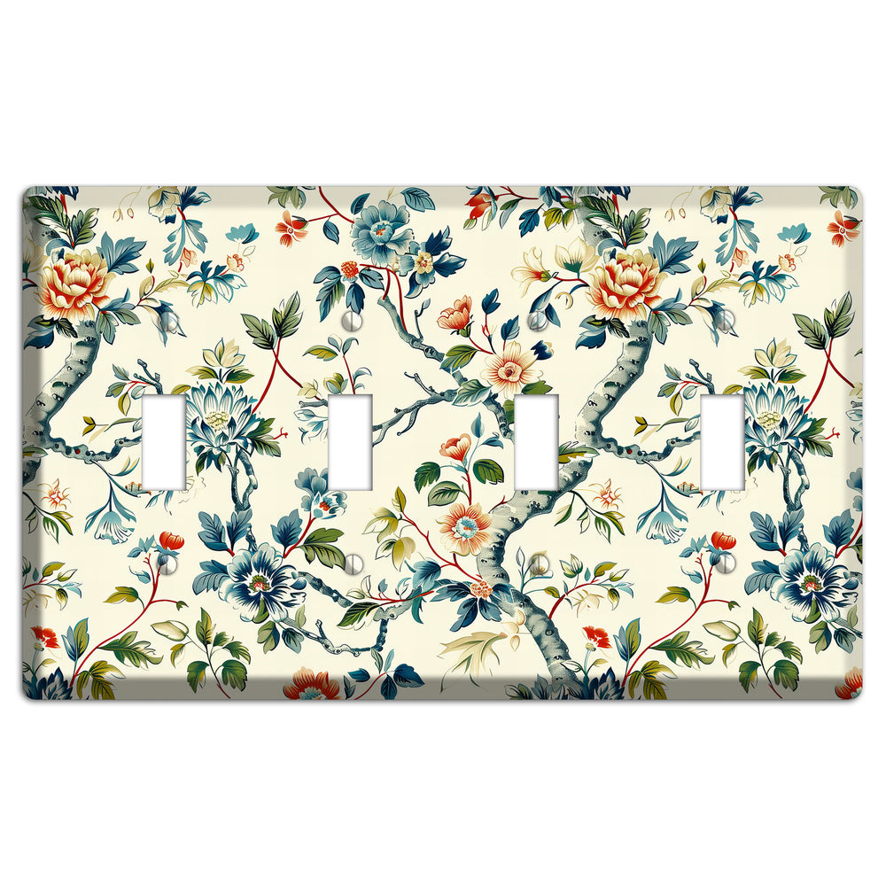 Wandering Bough 4 Toggle Wallplate