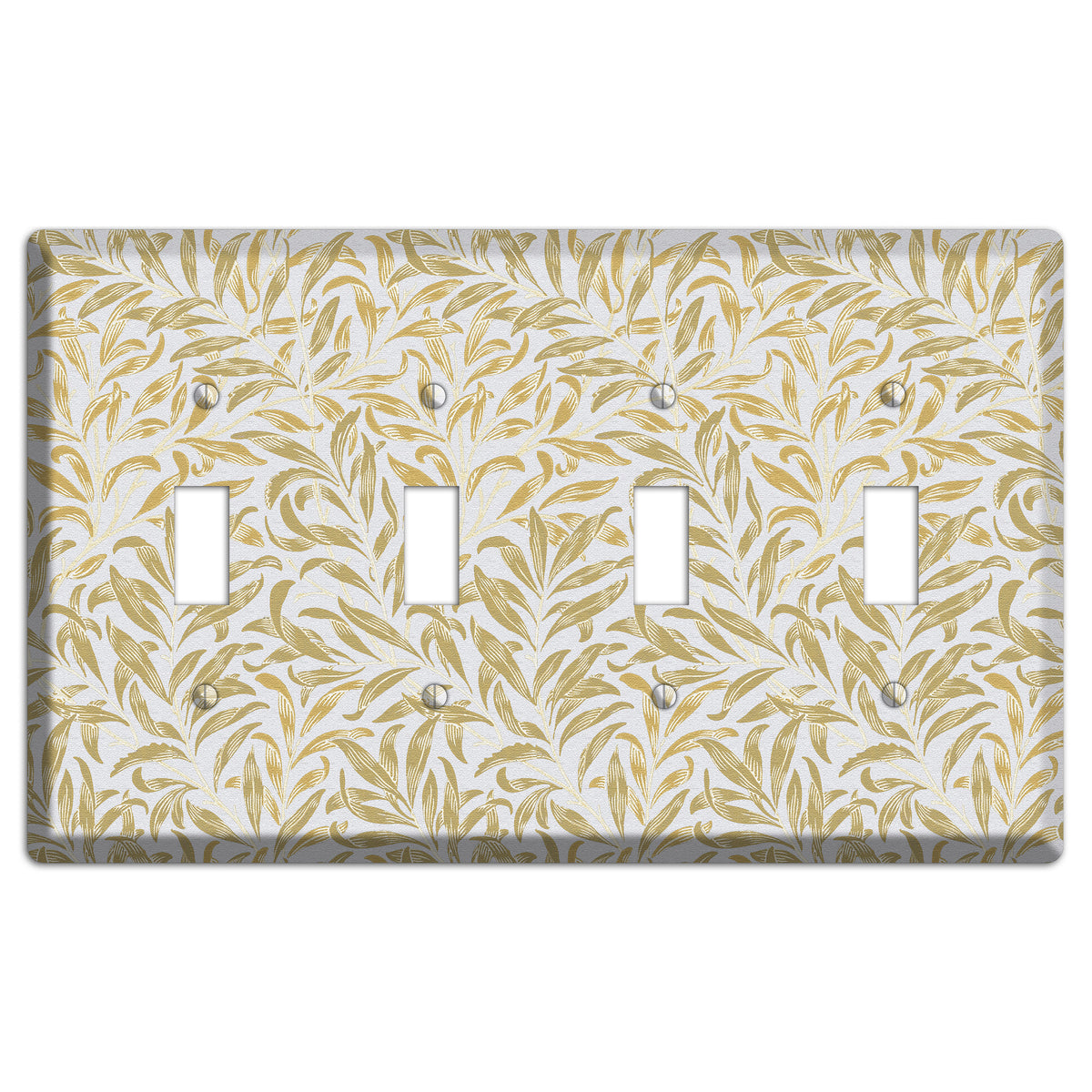Gilded Meadow 4 Toggle Wallplate