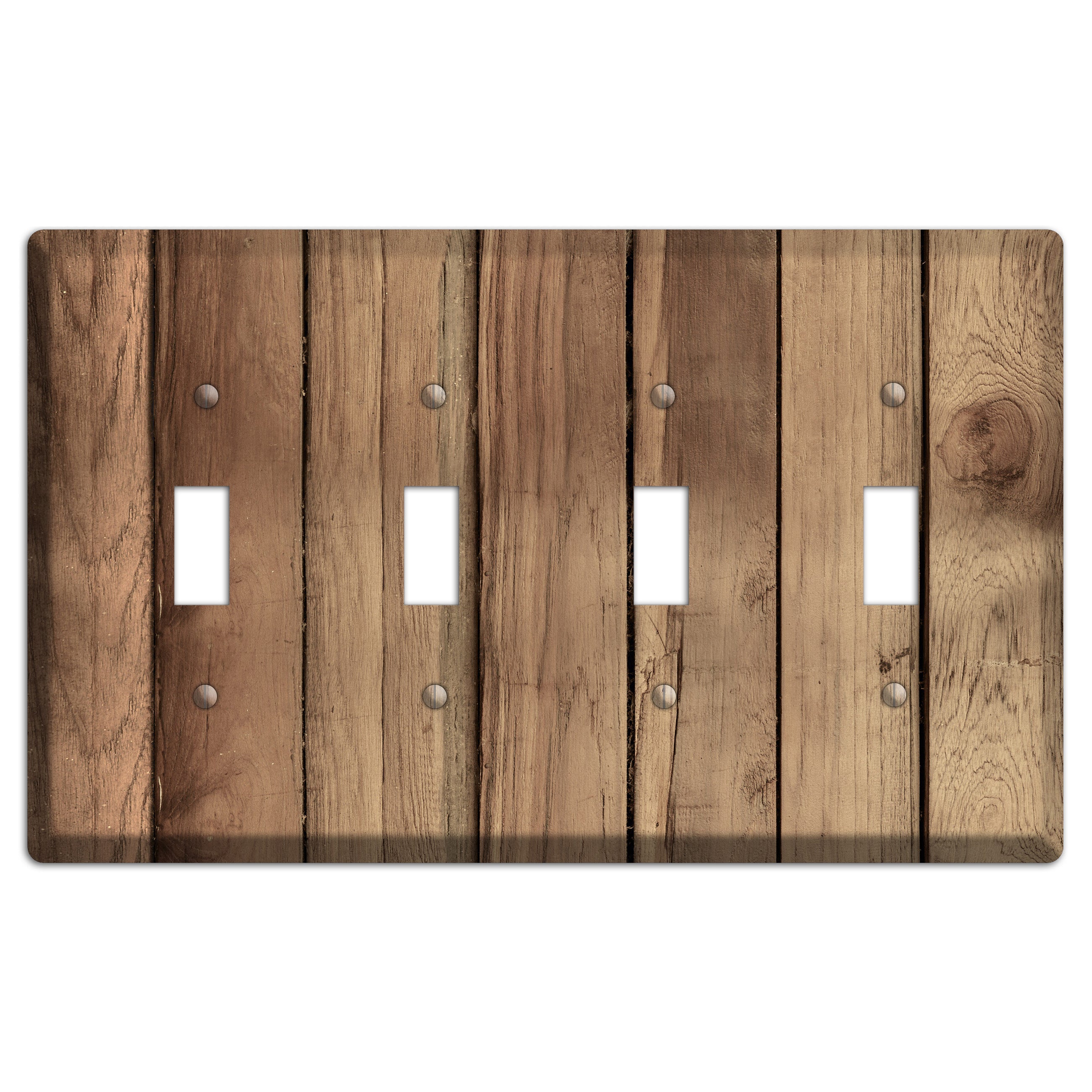 Saltwood Panels 4 Toggle Wallplate