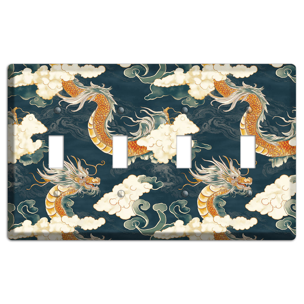 Celestial Serpent Sky 4 Toggle Wallplate