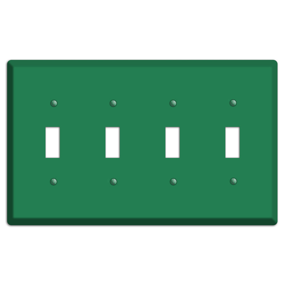 Baxter Simply Green 4 Toggle Wallplate