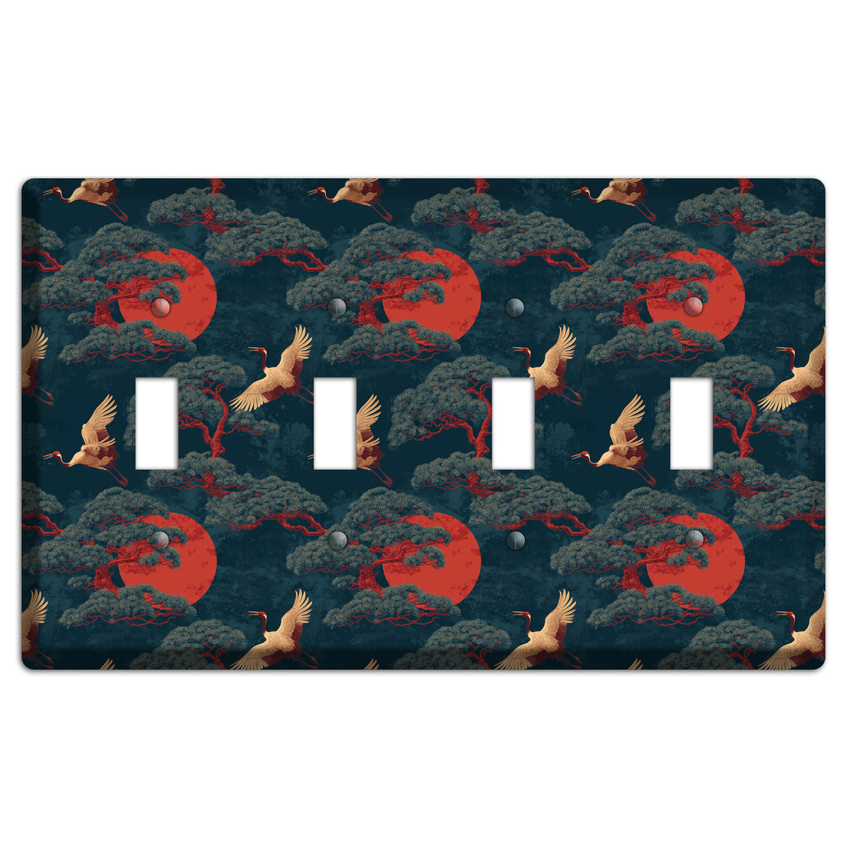 Vermillion Moon Ascent 4 Toggle Wallplate