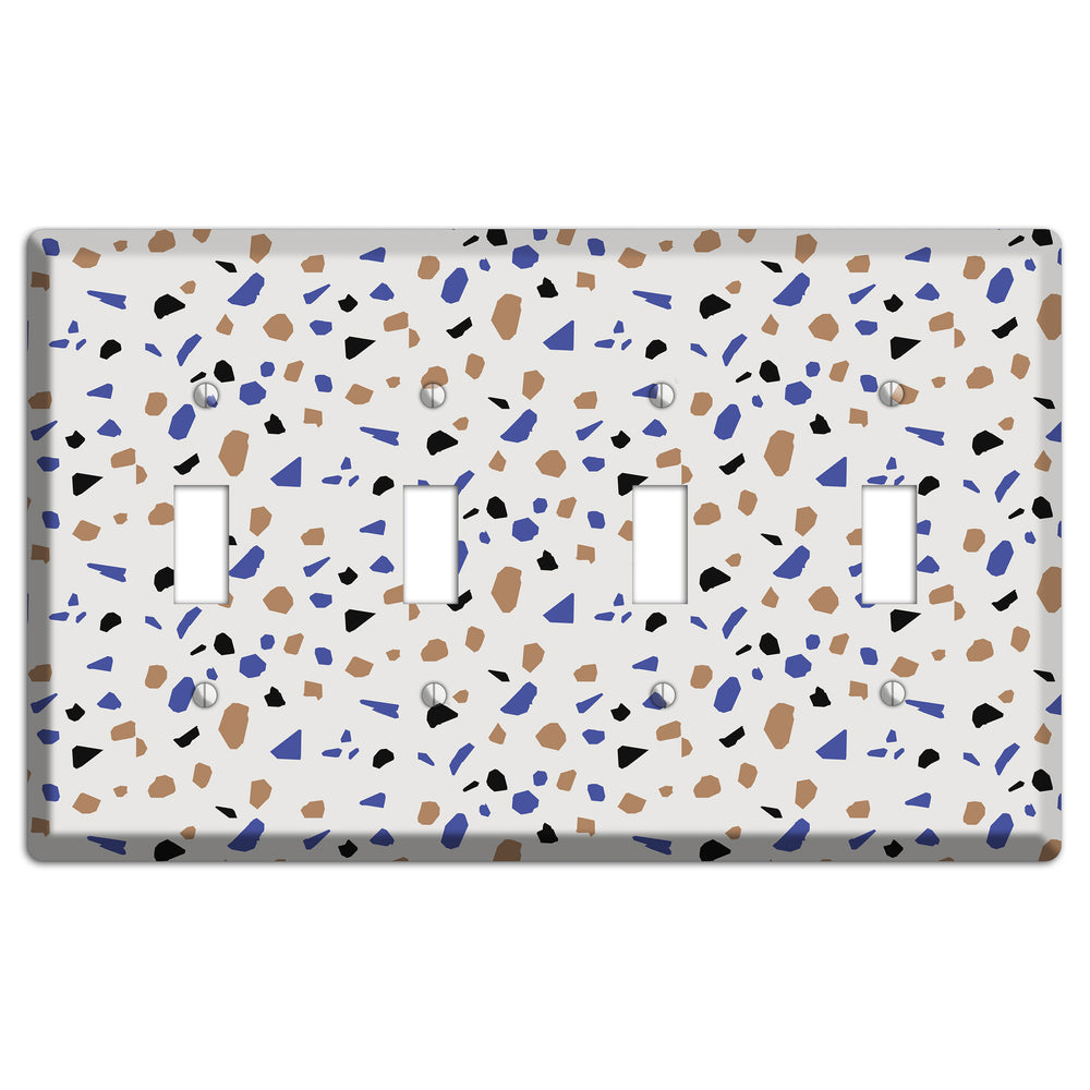 Retro Pop Terrazzo 4 Toggle Wallplate
