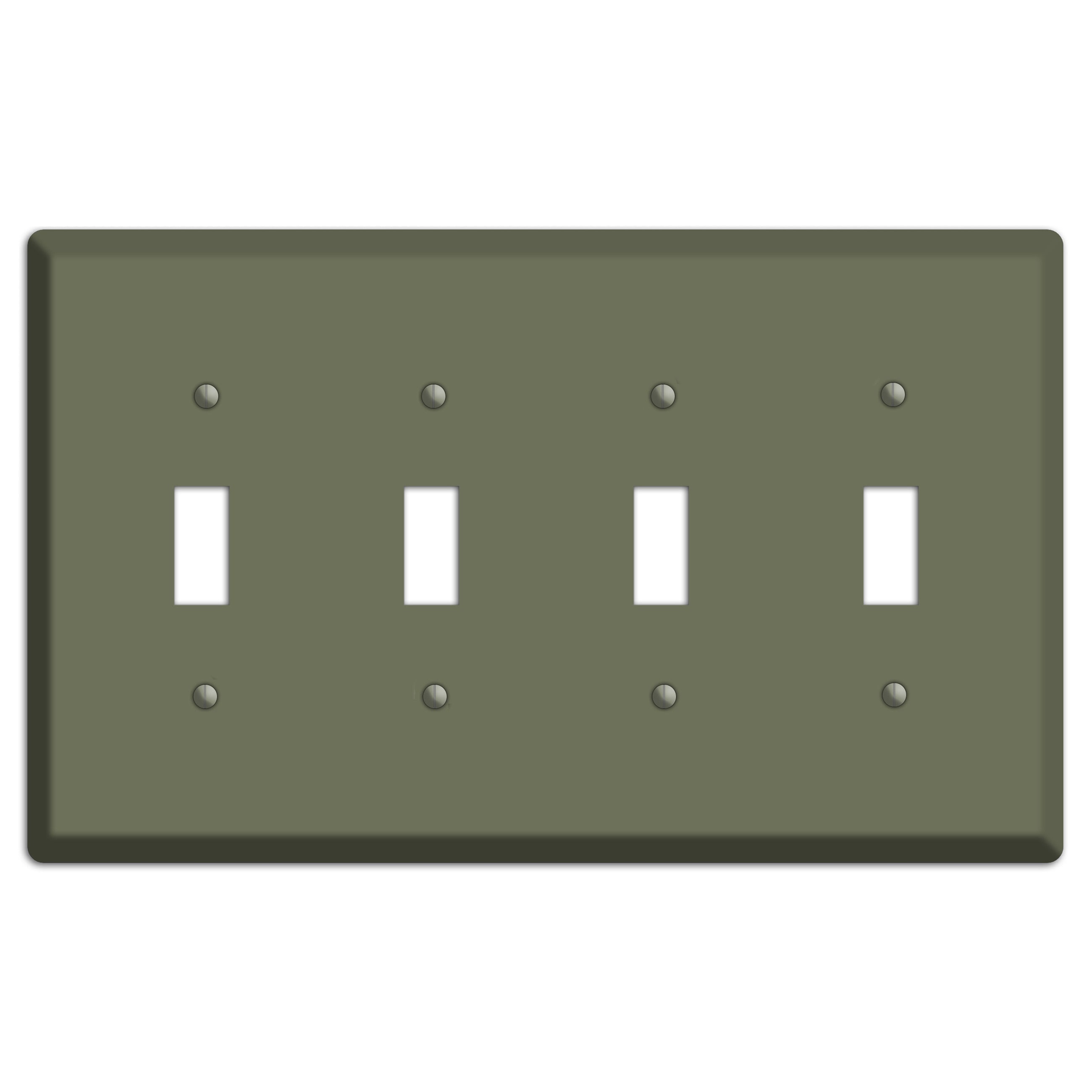 Baxter Eucalyptus 4 Toggle Wallplate