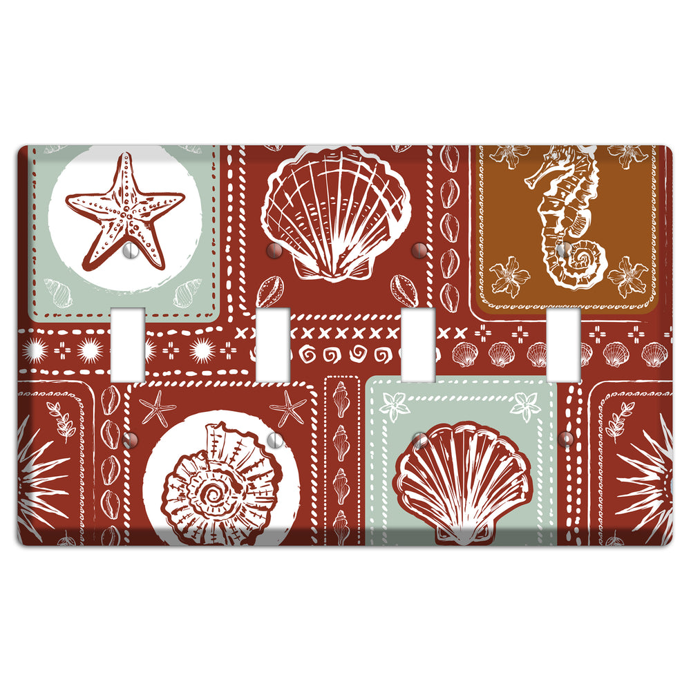 Crimson Tide Relics 4 Toggle Wallplate