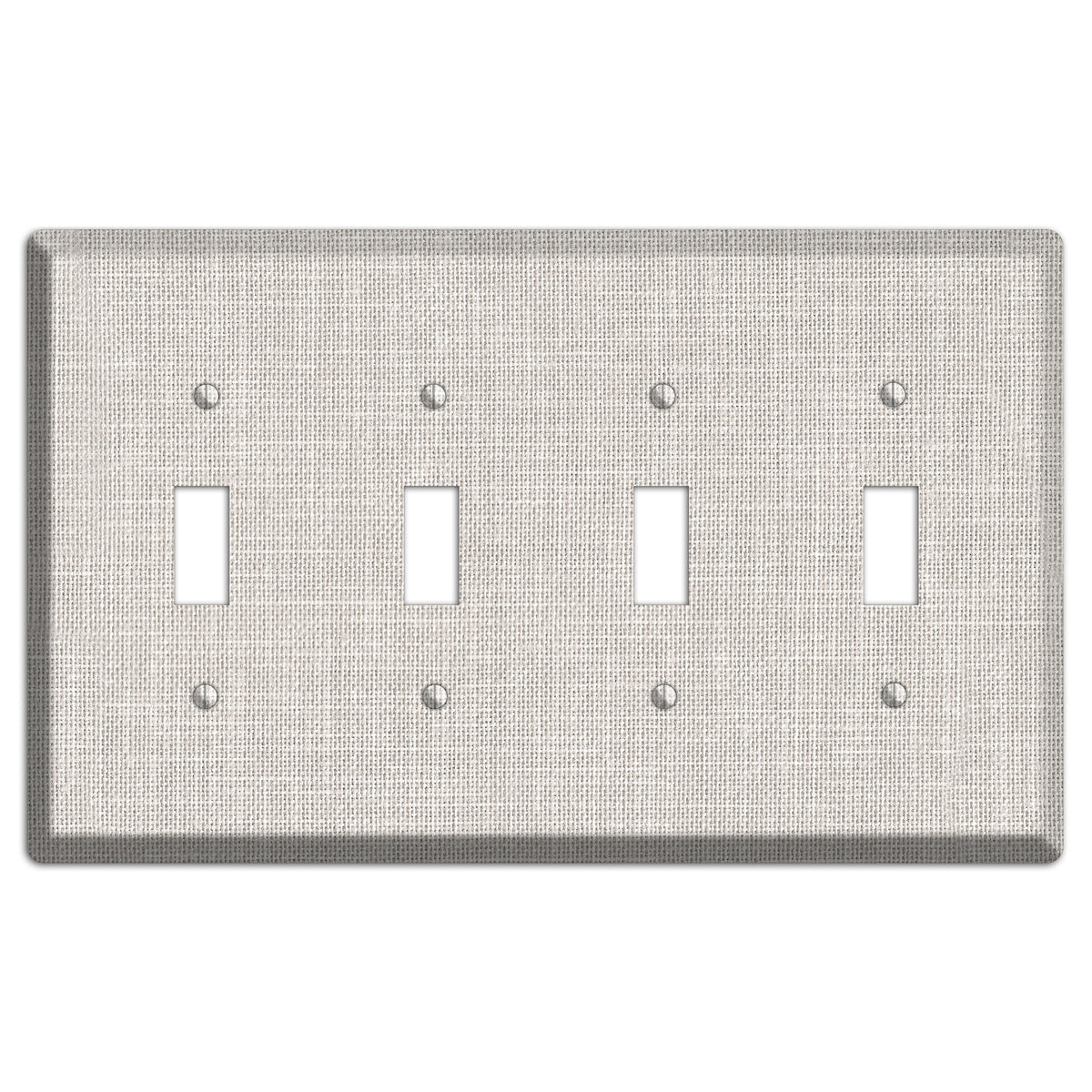 Linen Drift 4 Toggle Wallplate