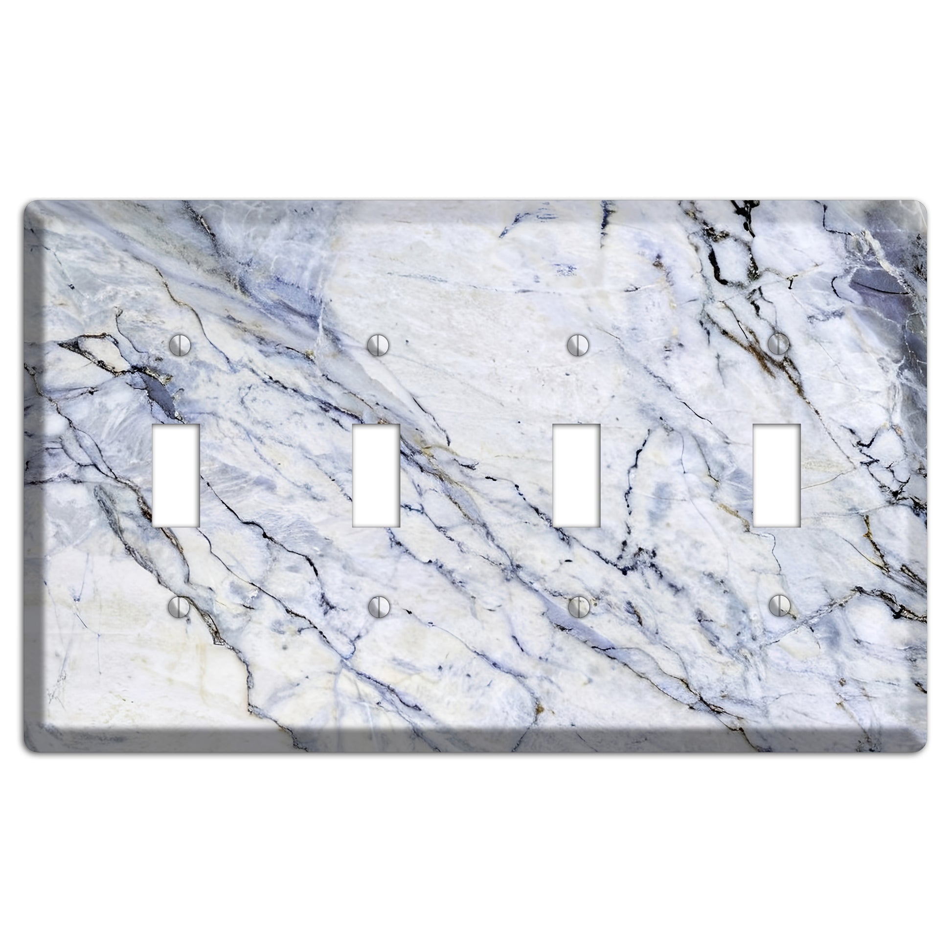 Geyser Marble 4 Toggle Wallplate