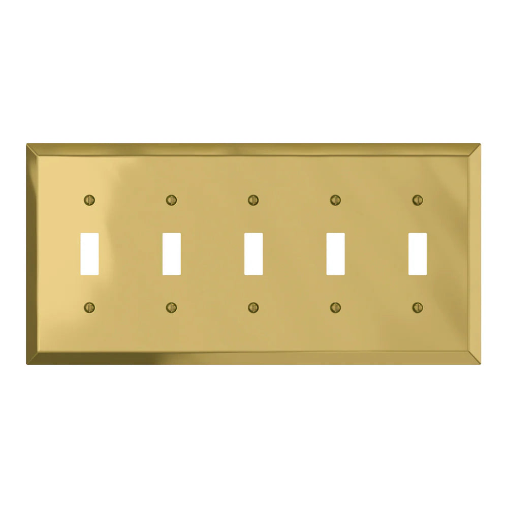 Century Polished Brass 5 Toggle