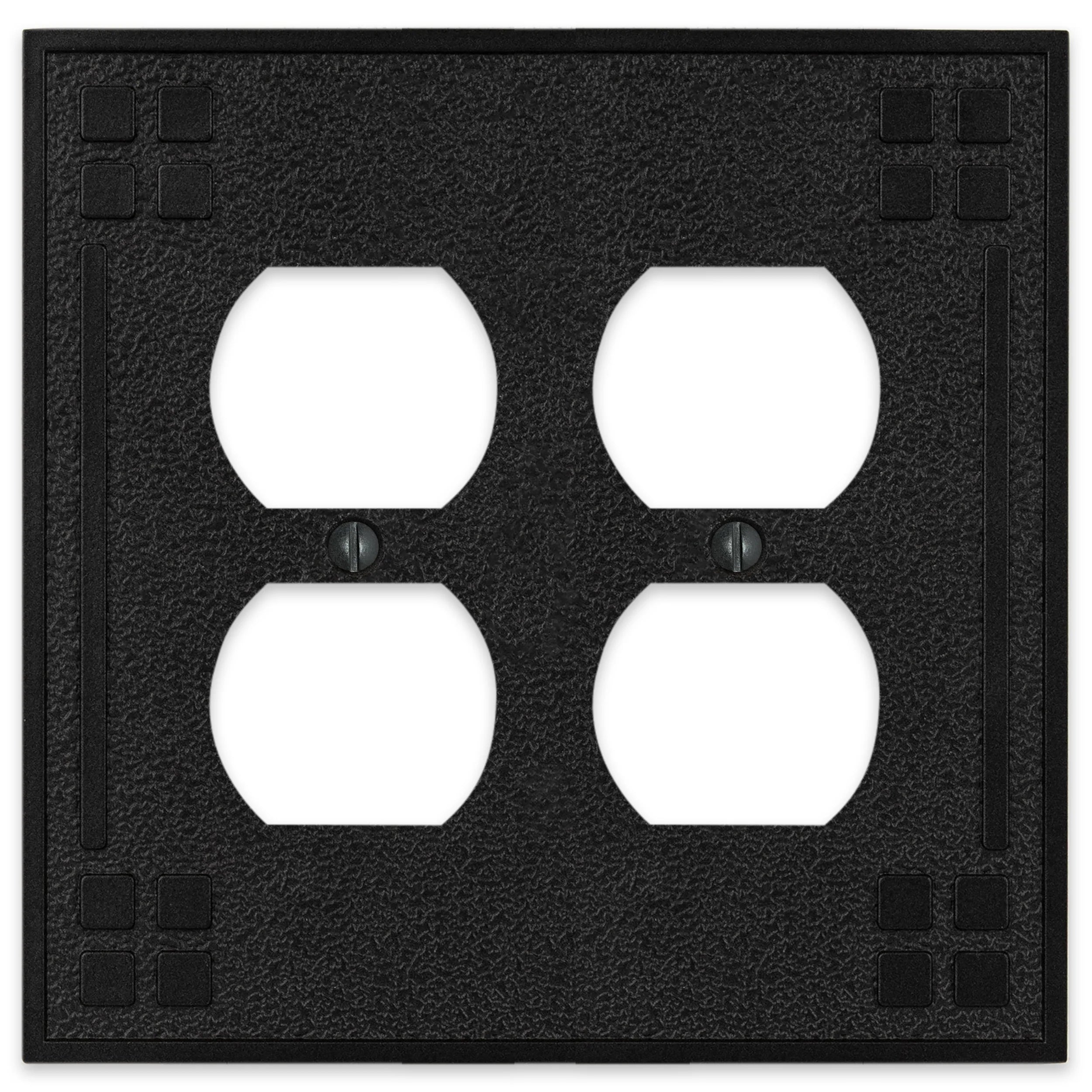 Wittick - Black Iron 2 Duplex Outlet