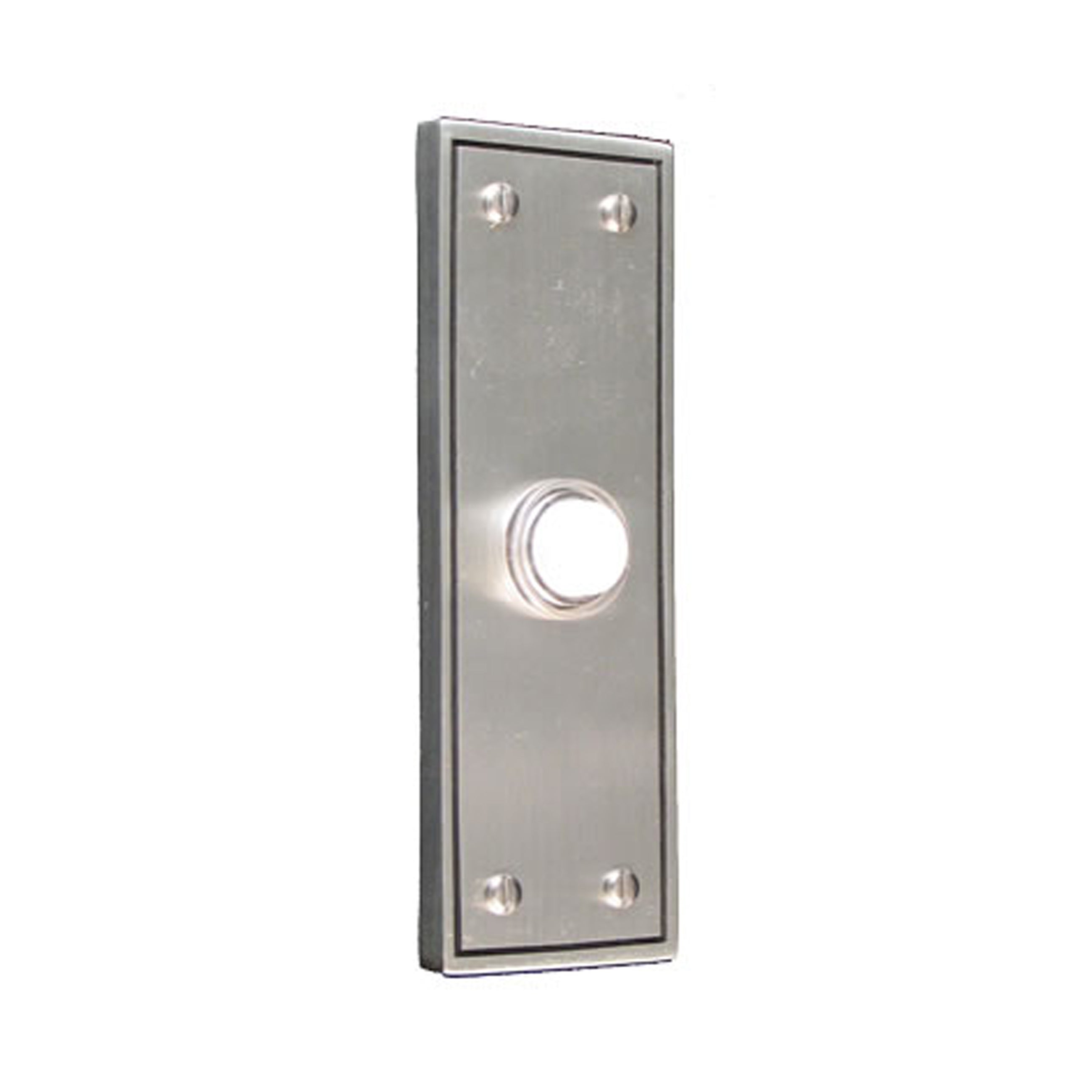 The Rectangle Pewter Antique Doorbell