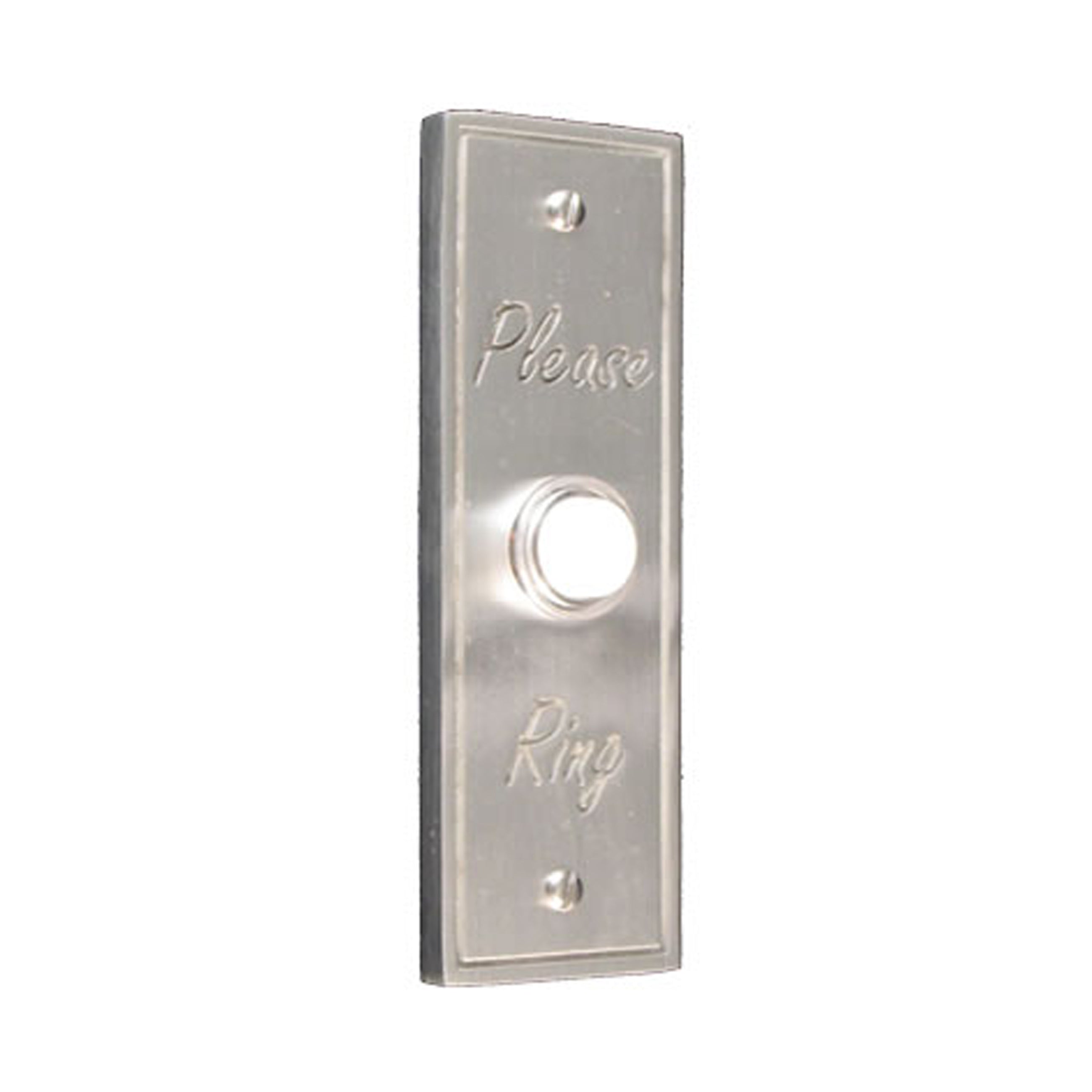 Please Ring Silver Pewter Doorbell