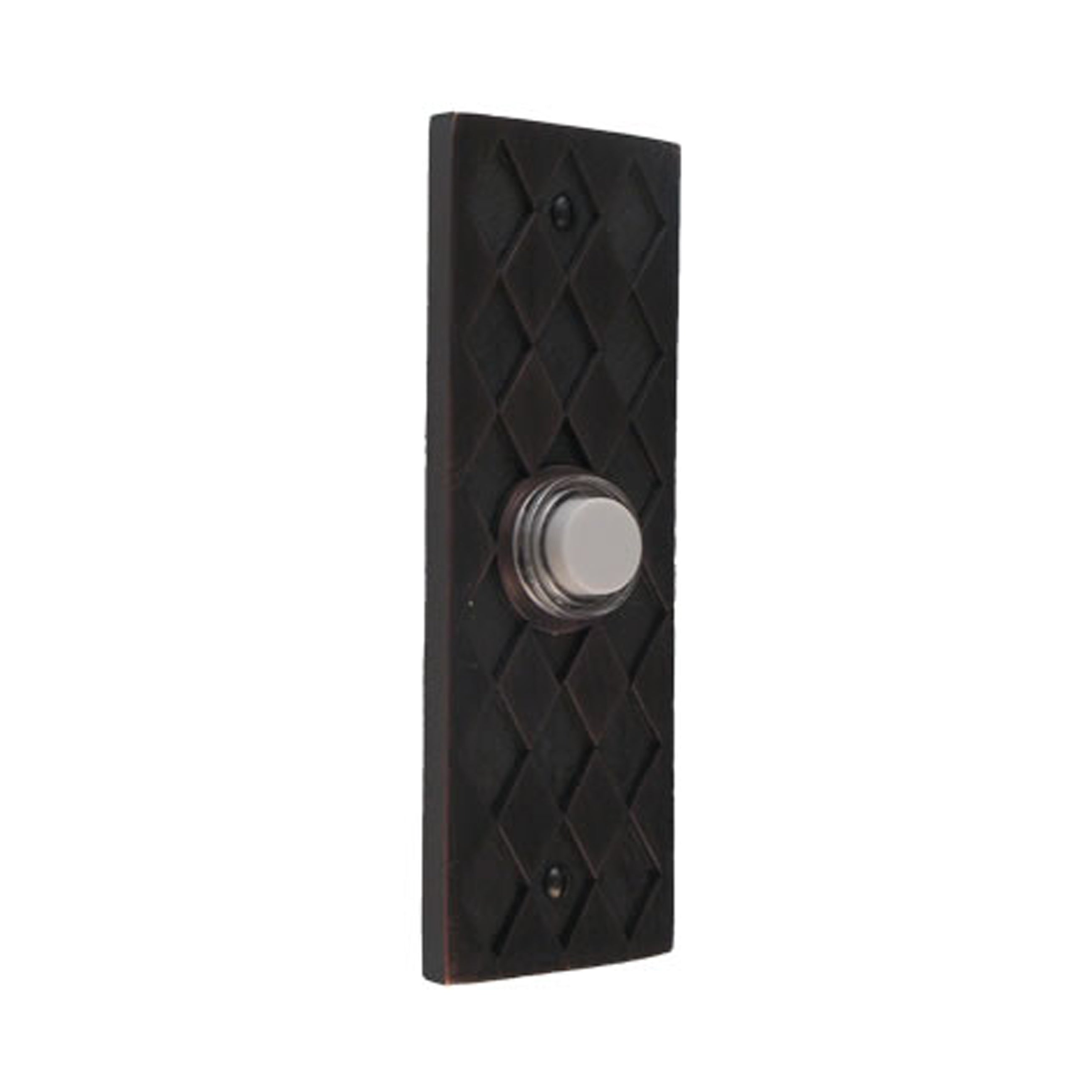 Diamond Rectangular Oil Rubbed Doorbell