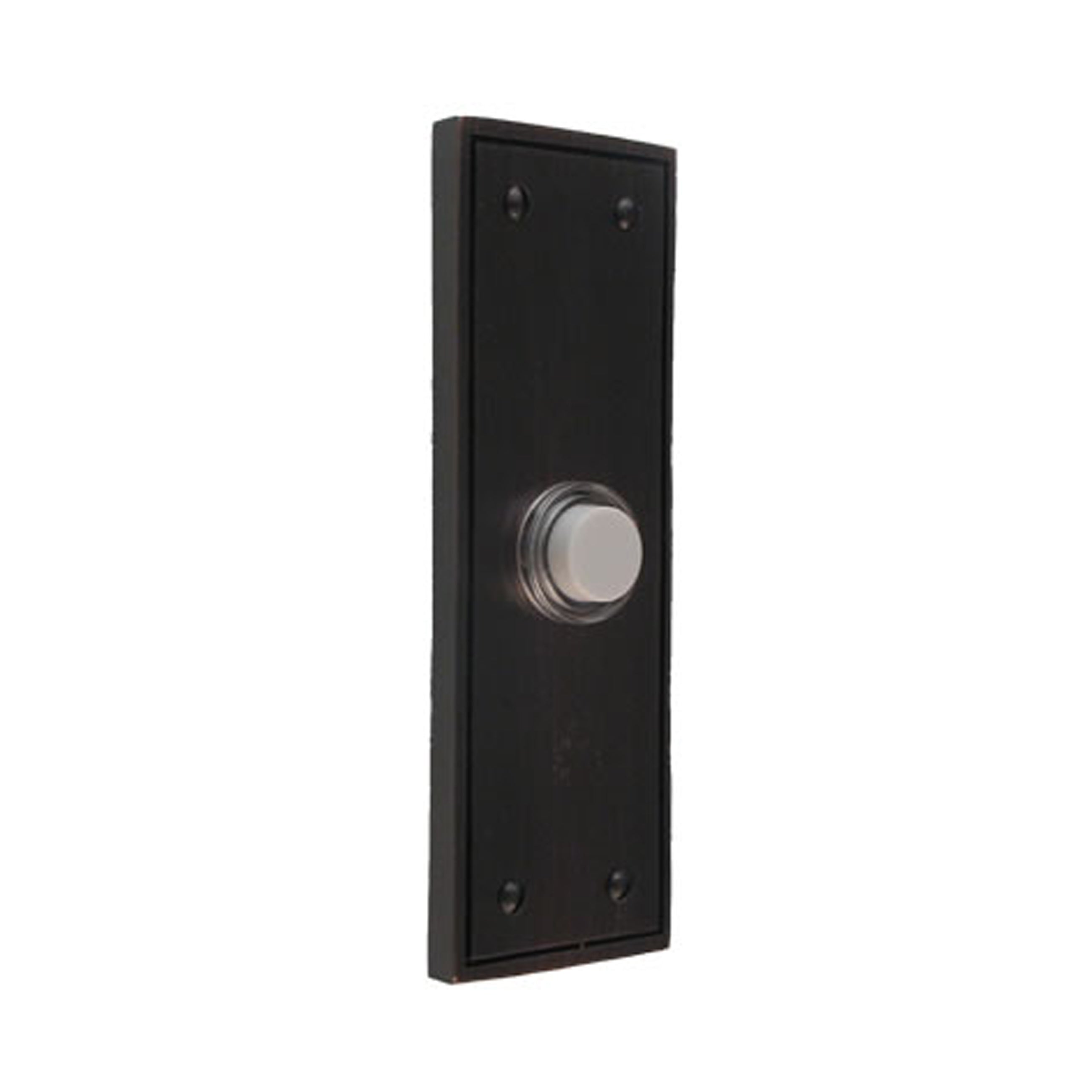 The Rectangle Oil Rubbed Doorbell