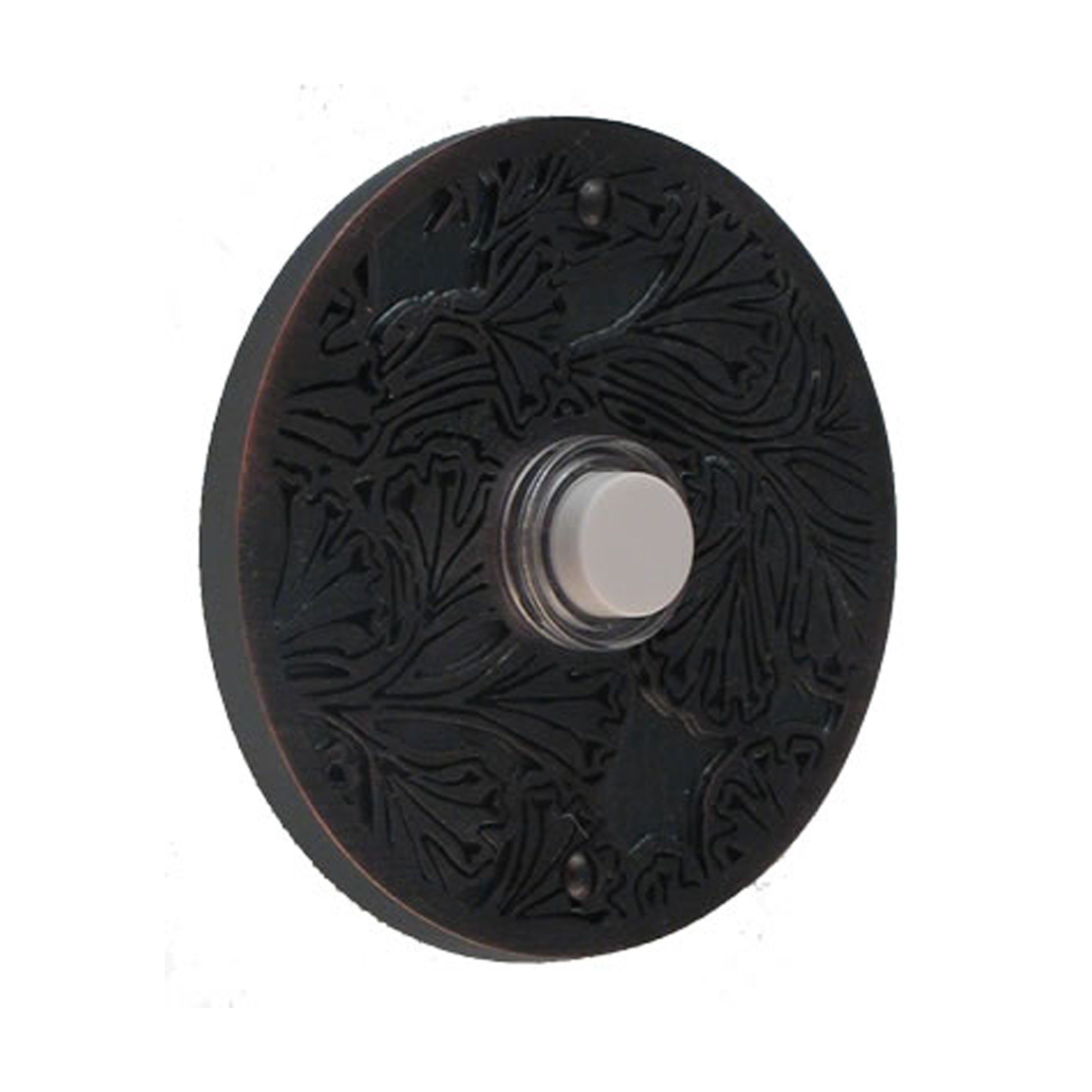 Maidenhaire Round Oil Rubbed Doorbell