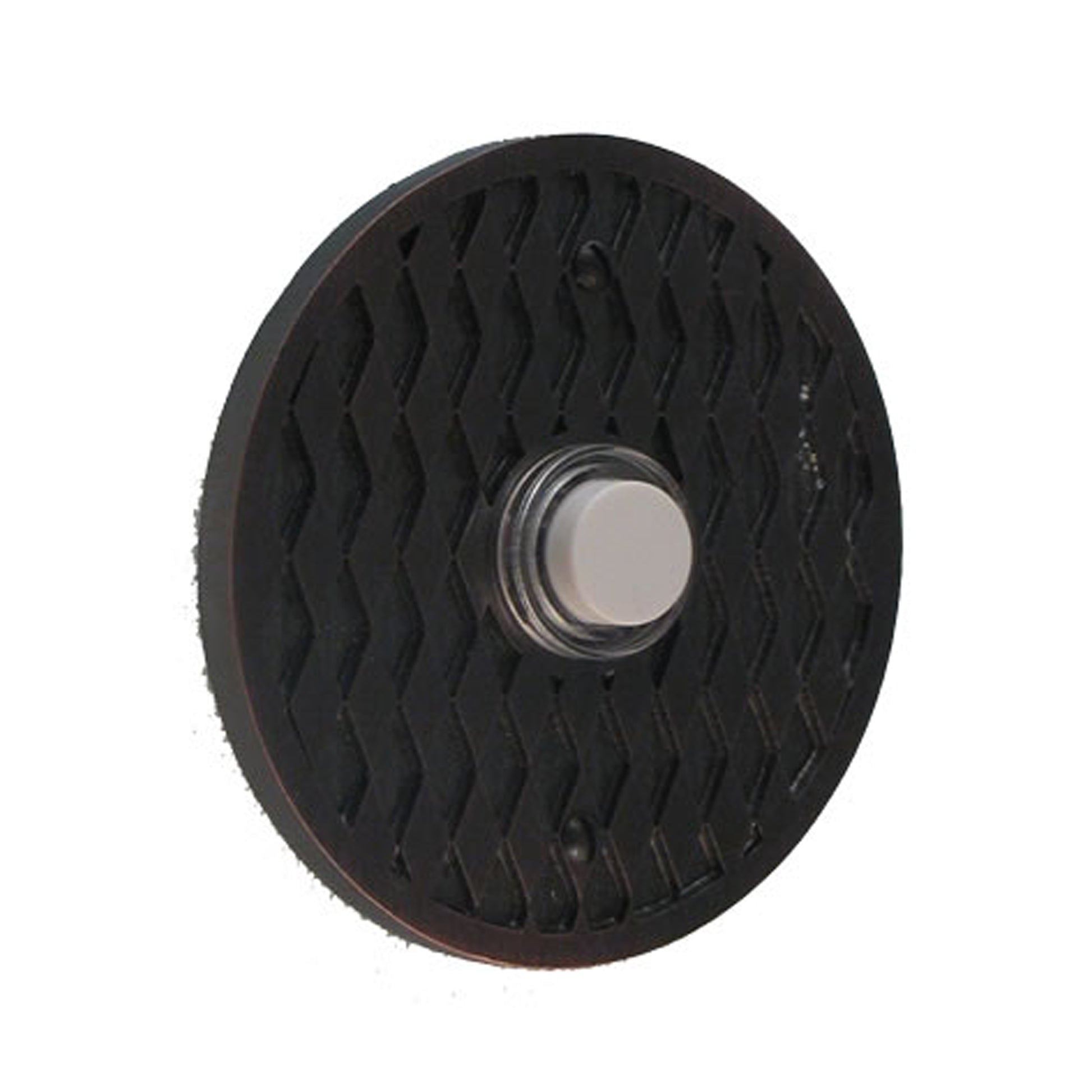 Diamond Round Oil Rubbed Doorbell