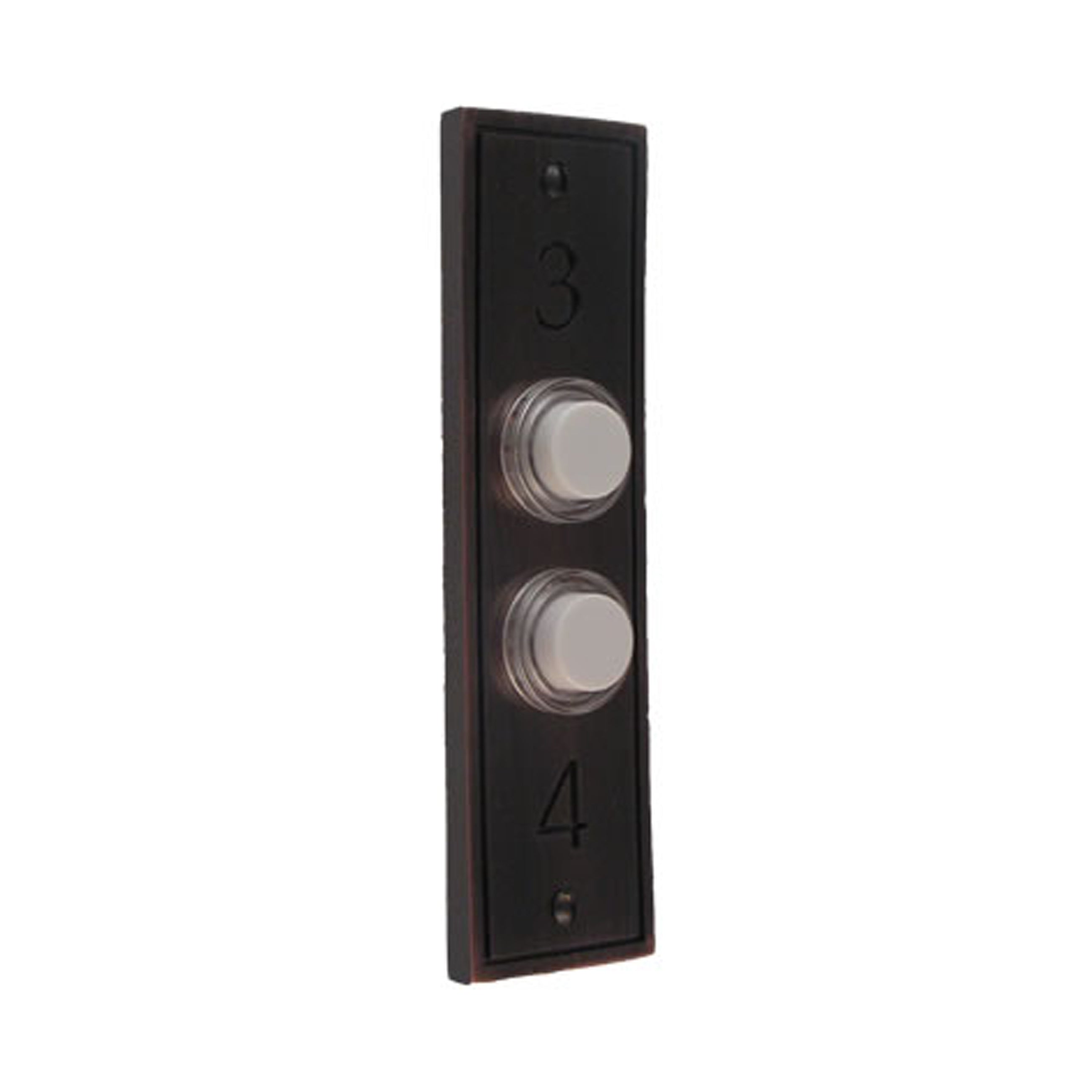 3 & 4 Double Oil Rubbed Doorbell