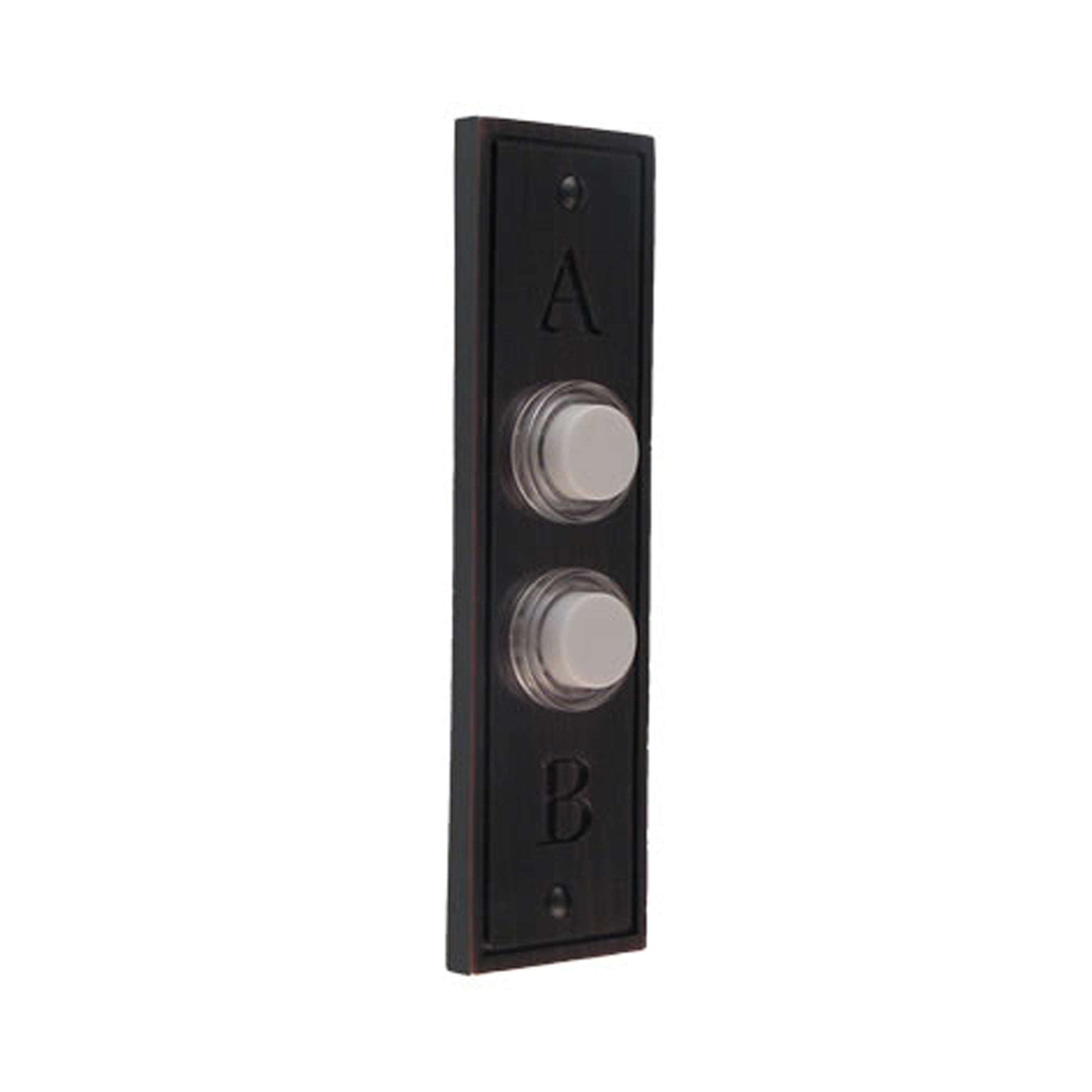 A & B Double Oil Rubbed Doorbell