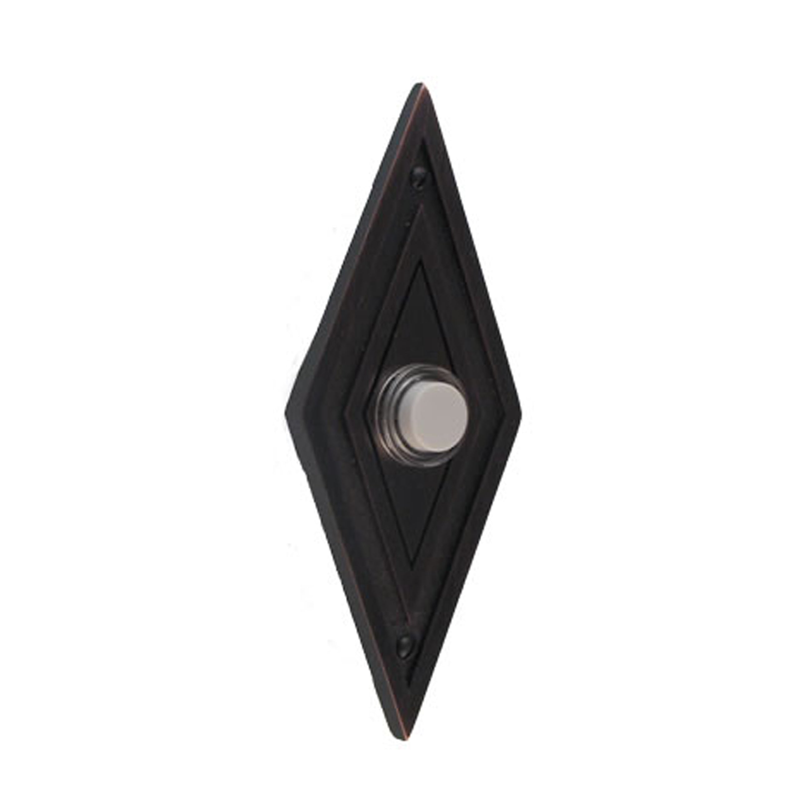 Step Diamond Oil Rubbed Doorbell
