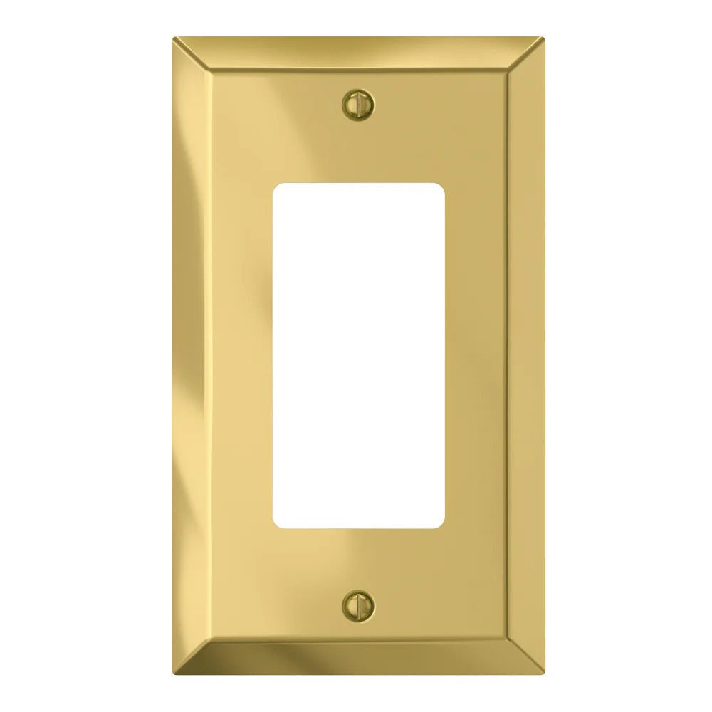 Century Polished Brass 1 Rocker (GFI)