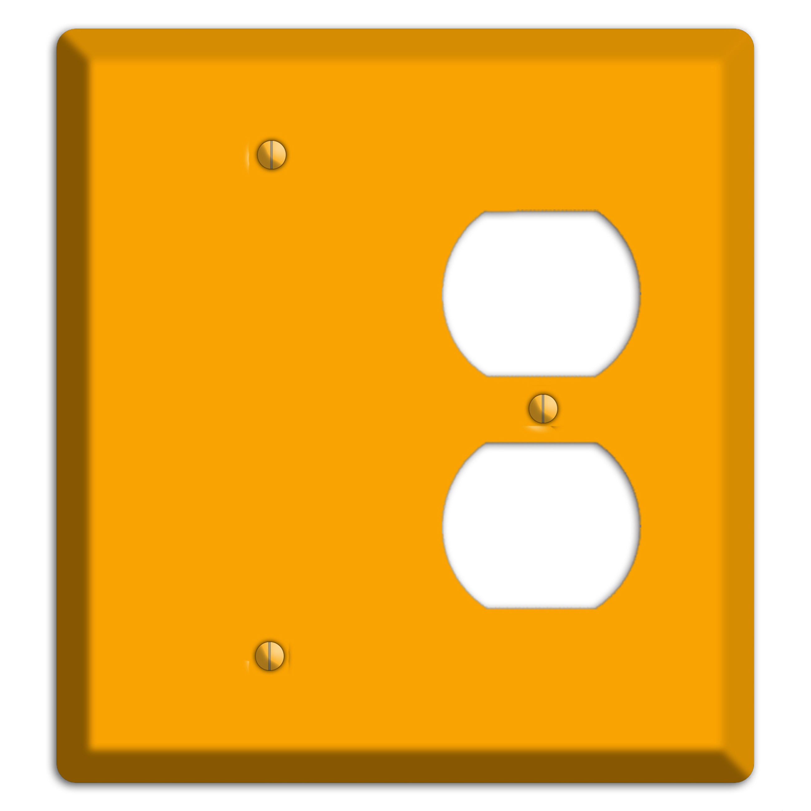 Baxter Mustard Blank / Duplex Wallplate