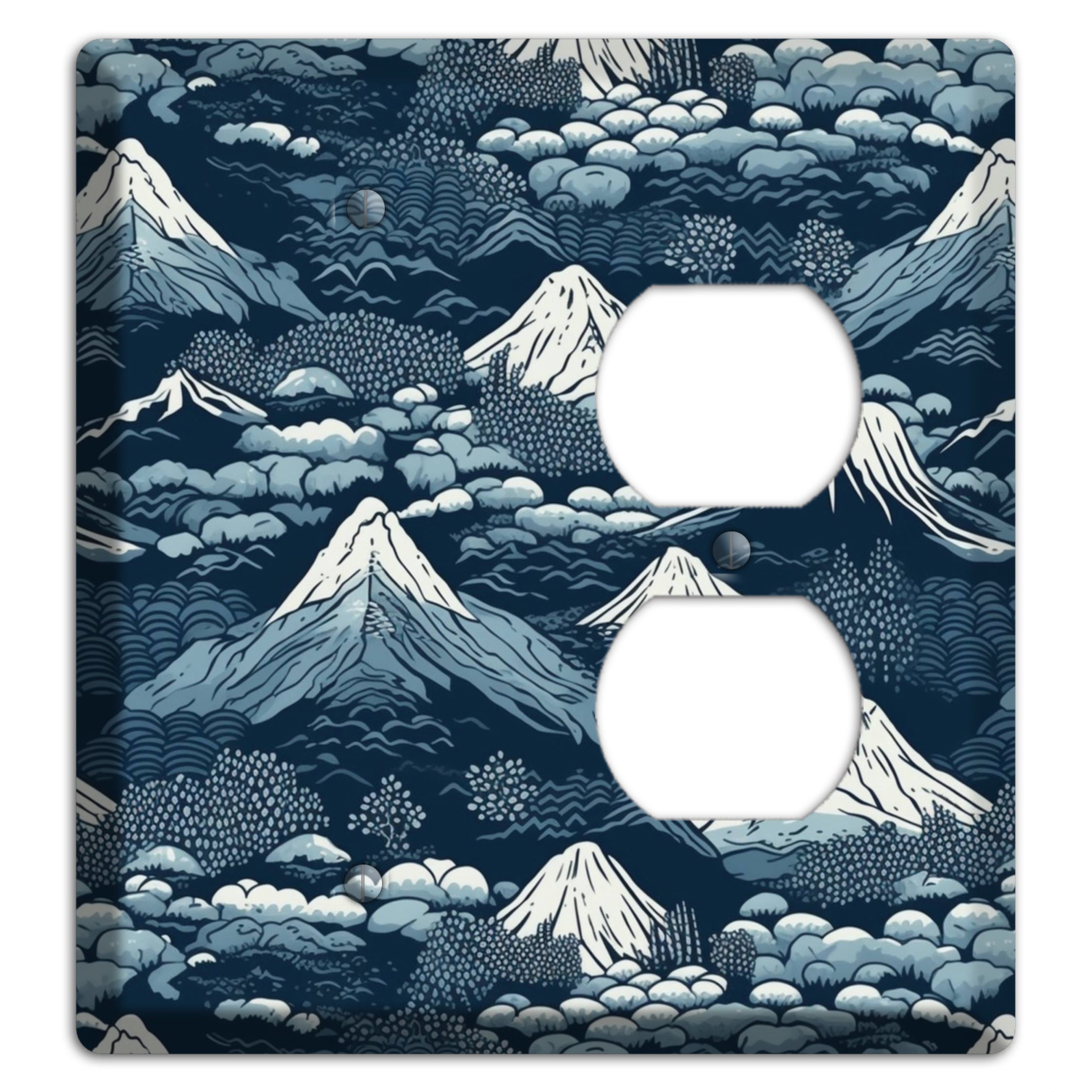 Summit & Fog Blank / Duplex Wallplate