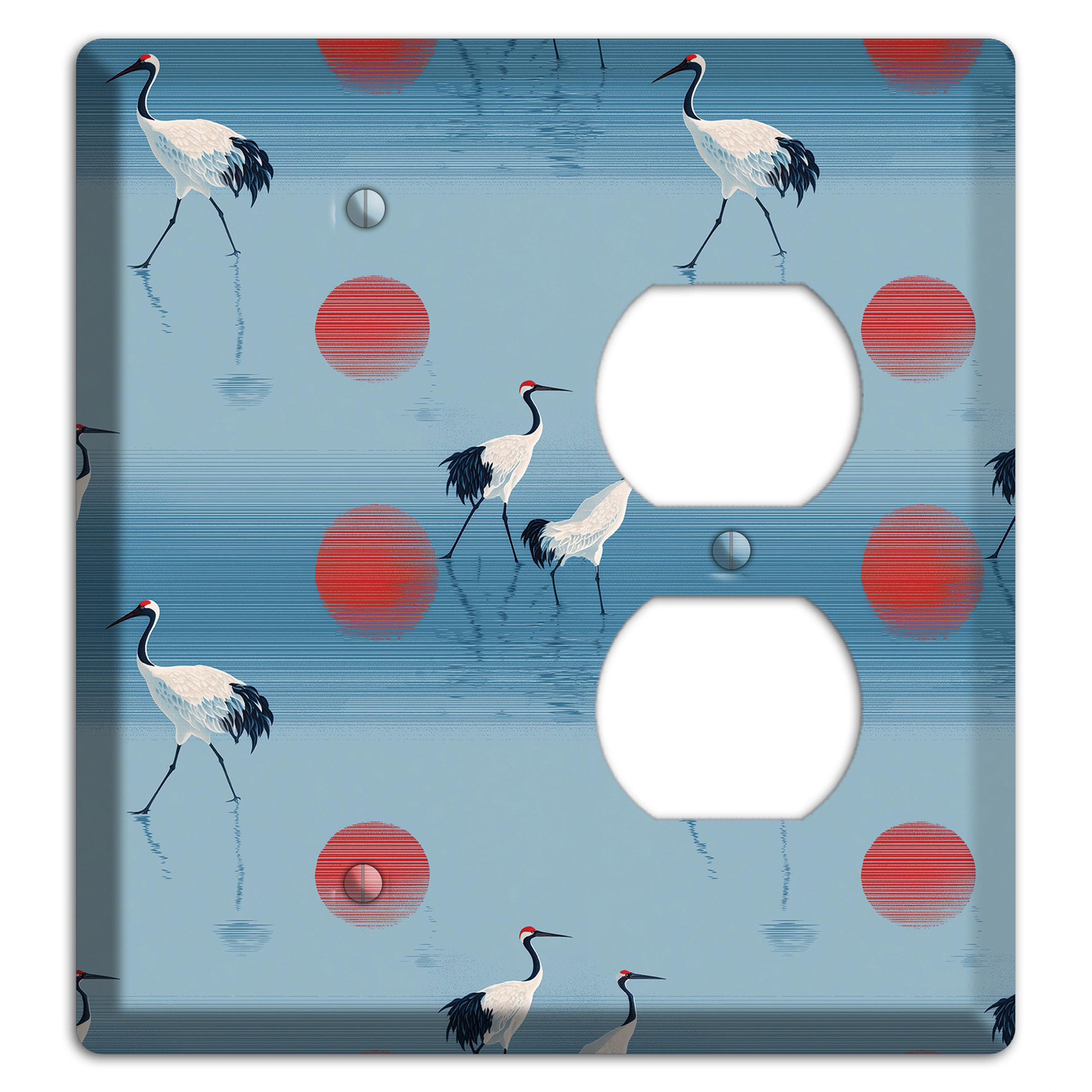 Scarlet Sun Shallows Blank / Duplex Wallplate