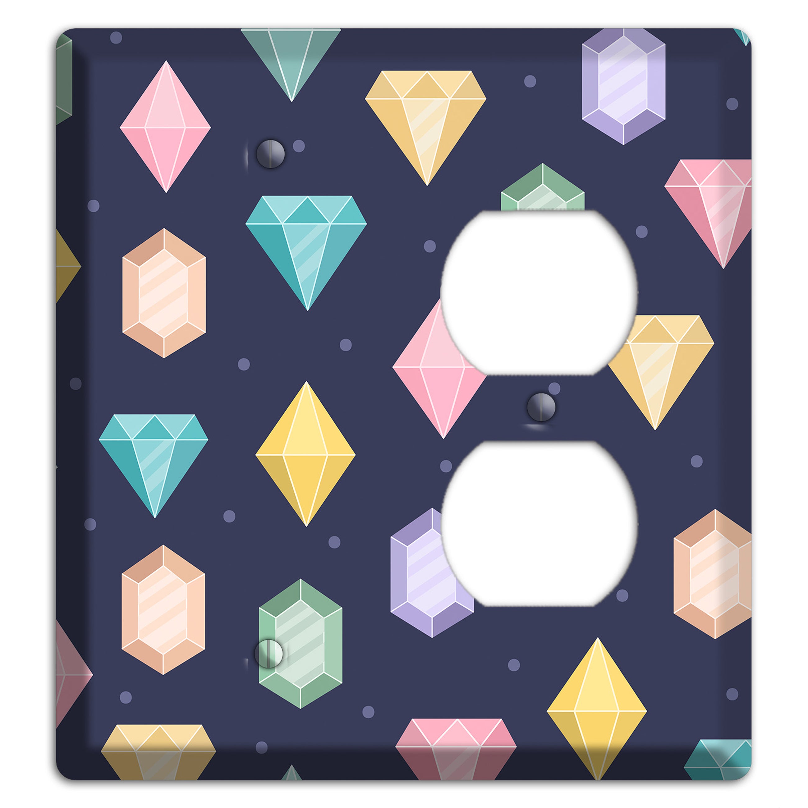 Sparkle Gems Blank / Duplex Wallplate