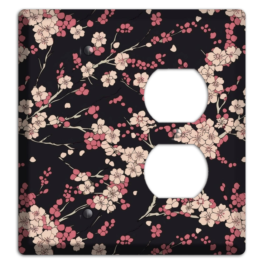 Night Blossom Drift Blank / Duplex Wallplate