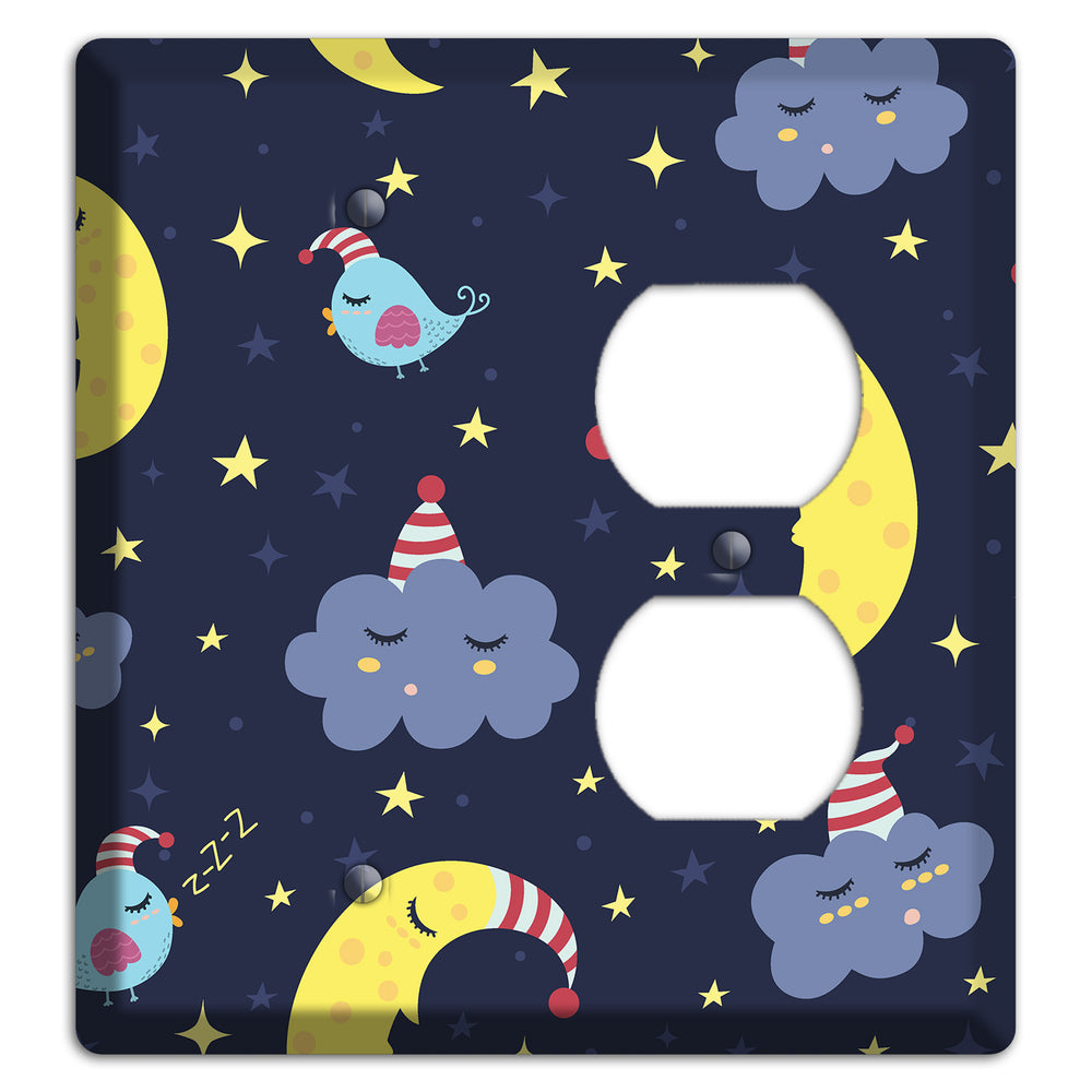 Sleepy Skies Blank / Duplex Wallplate