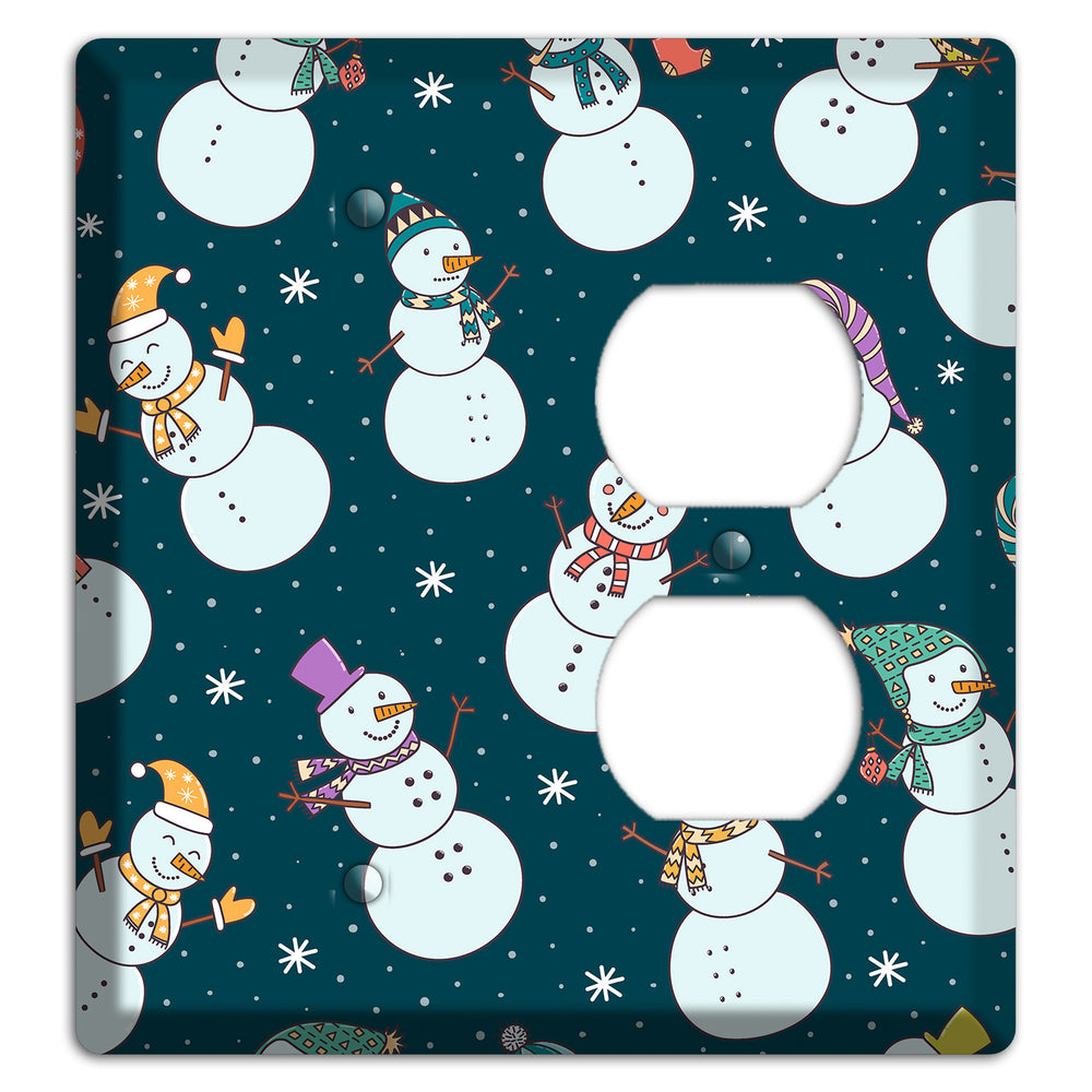 Snowman Celebration Blank / Duplex Wallplate