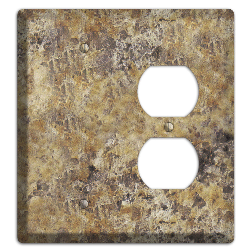 Venetian Gold Granite Blank / Duplex Wallplate