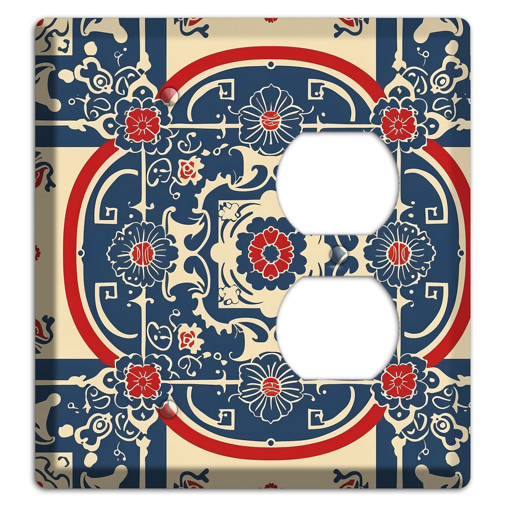 Imperial Medallion Court Blank / Duplex Wallplate