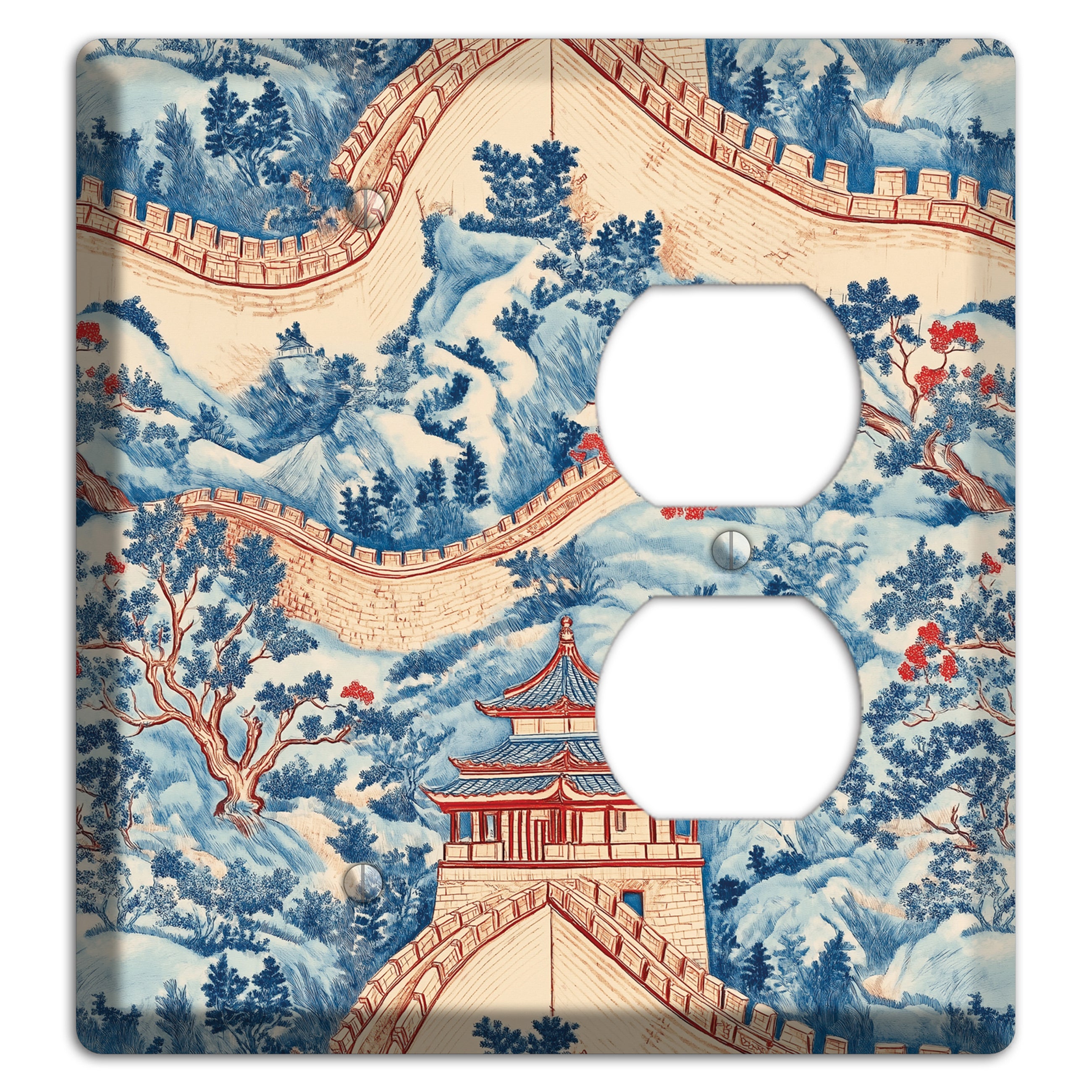 Great Wall Toile Blank / Duplex Wallplate