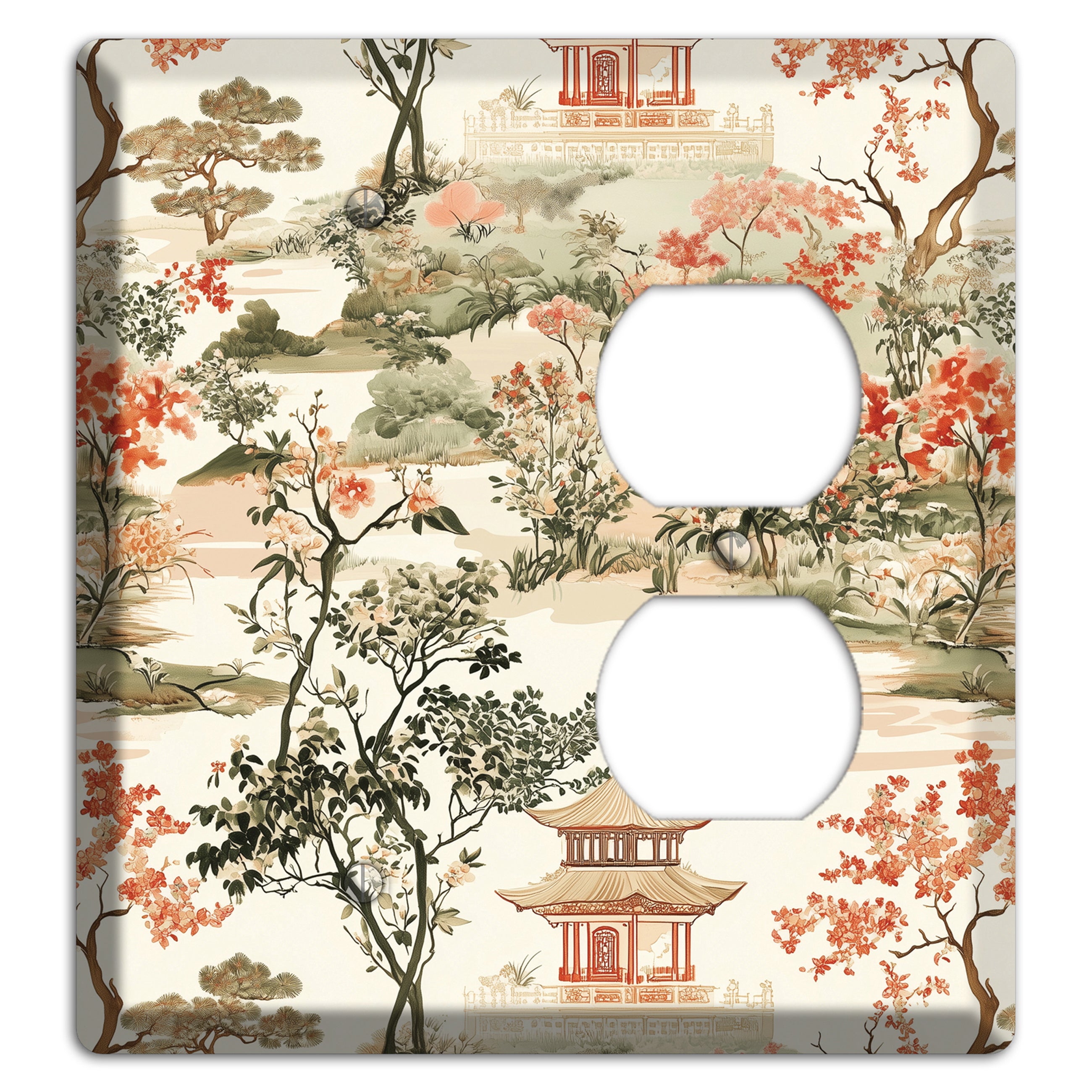 Pavilion & Petal Blank / Duplex Wallplate