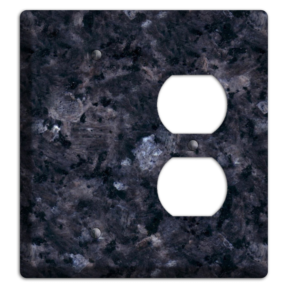 Blue Pearl Granite Blank / Duplex Wallplate