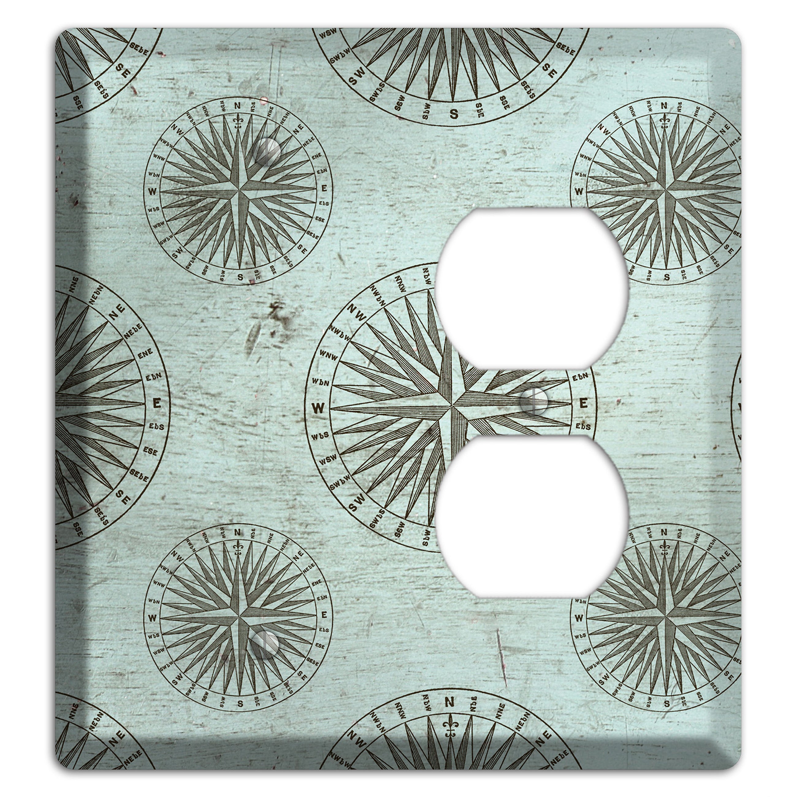 Compass & Current Blank / Duplex Wallplate