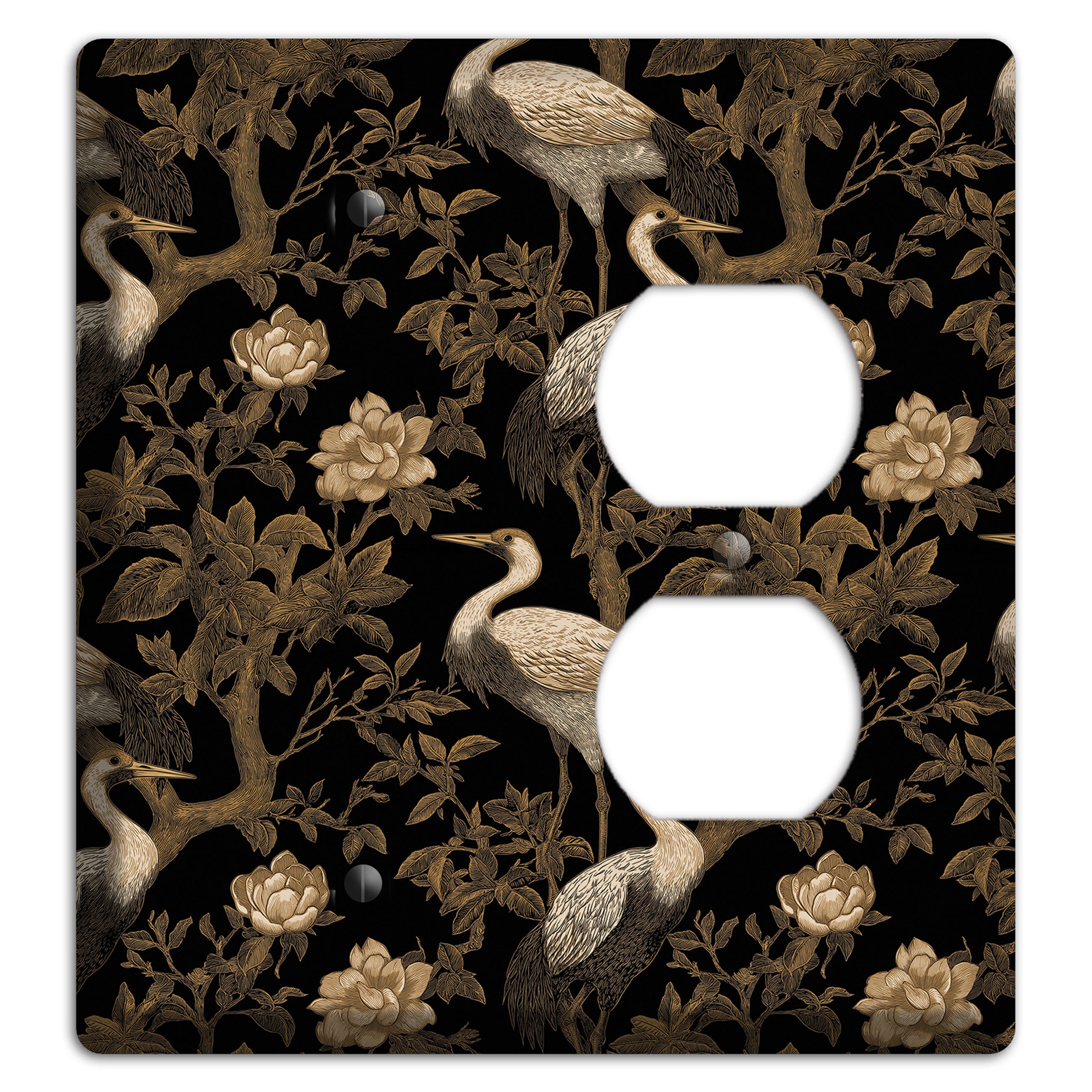 Obsidian Heron Dusk Blank / Duplex Wallplate
