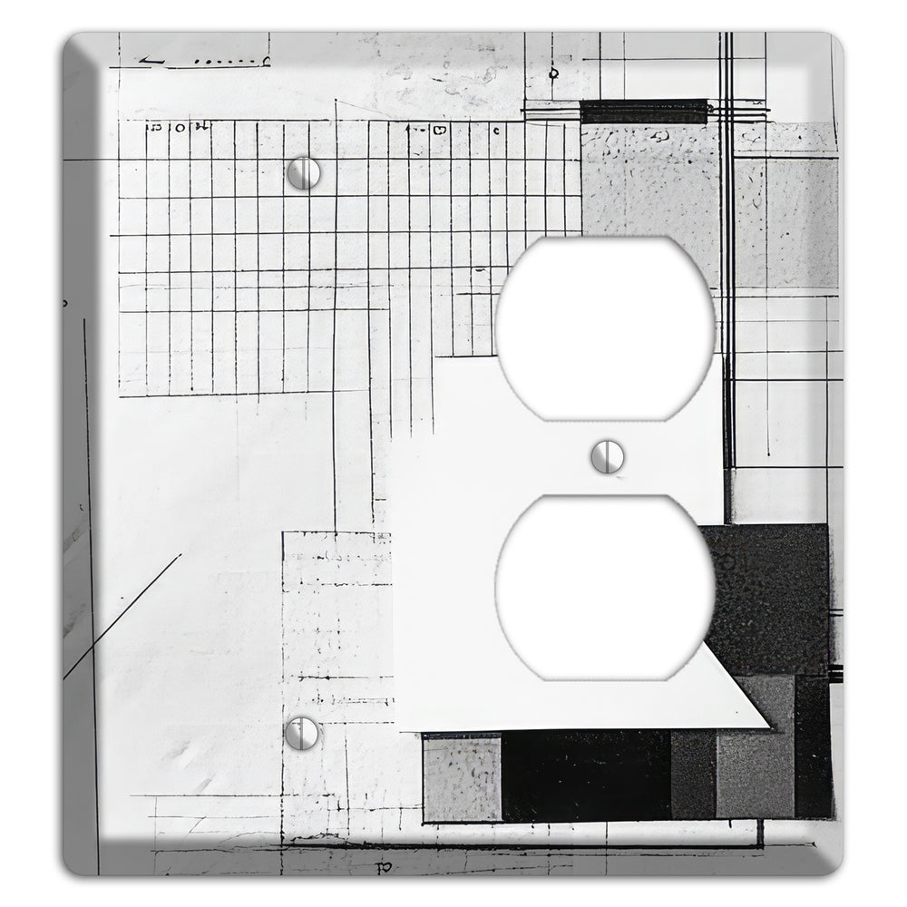 Blueprint Palimpsest Blank / Duplex Wallplate