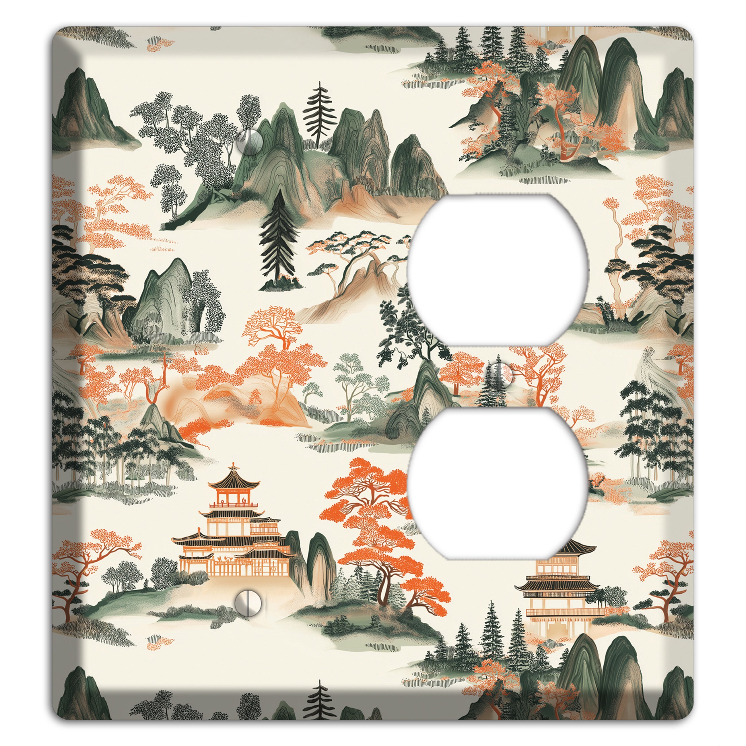 Peaks & Pagodas Blank / Duplex Wallplate