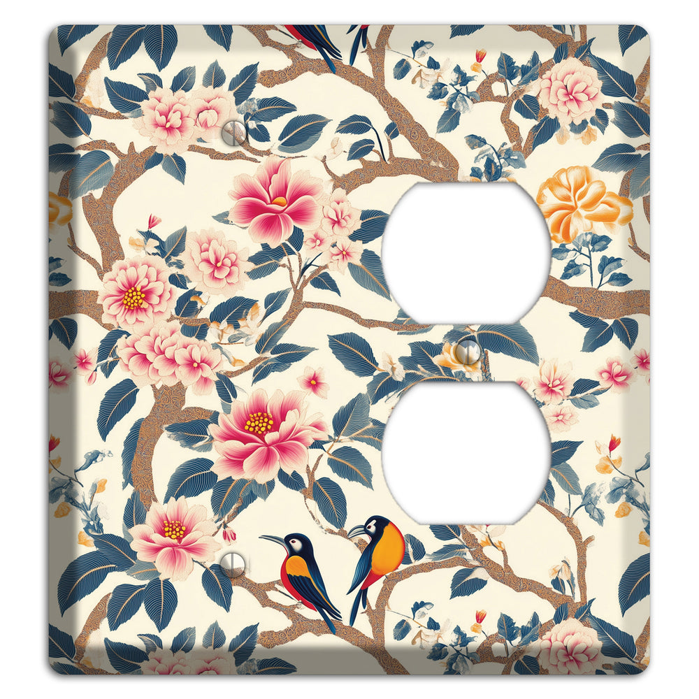 Blossom & Wing Blank / Duplex Wallplate